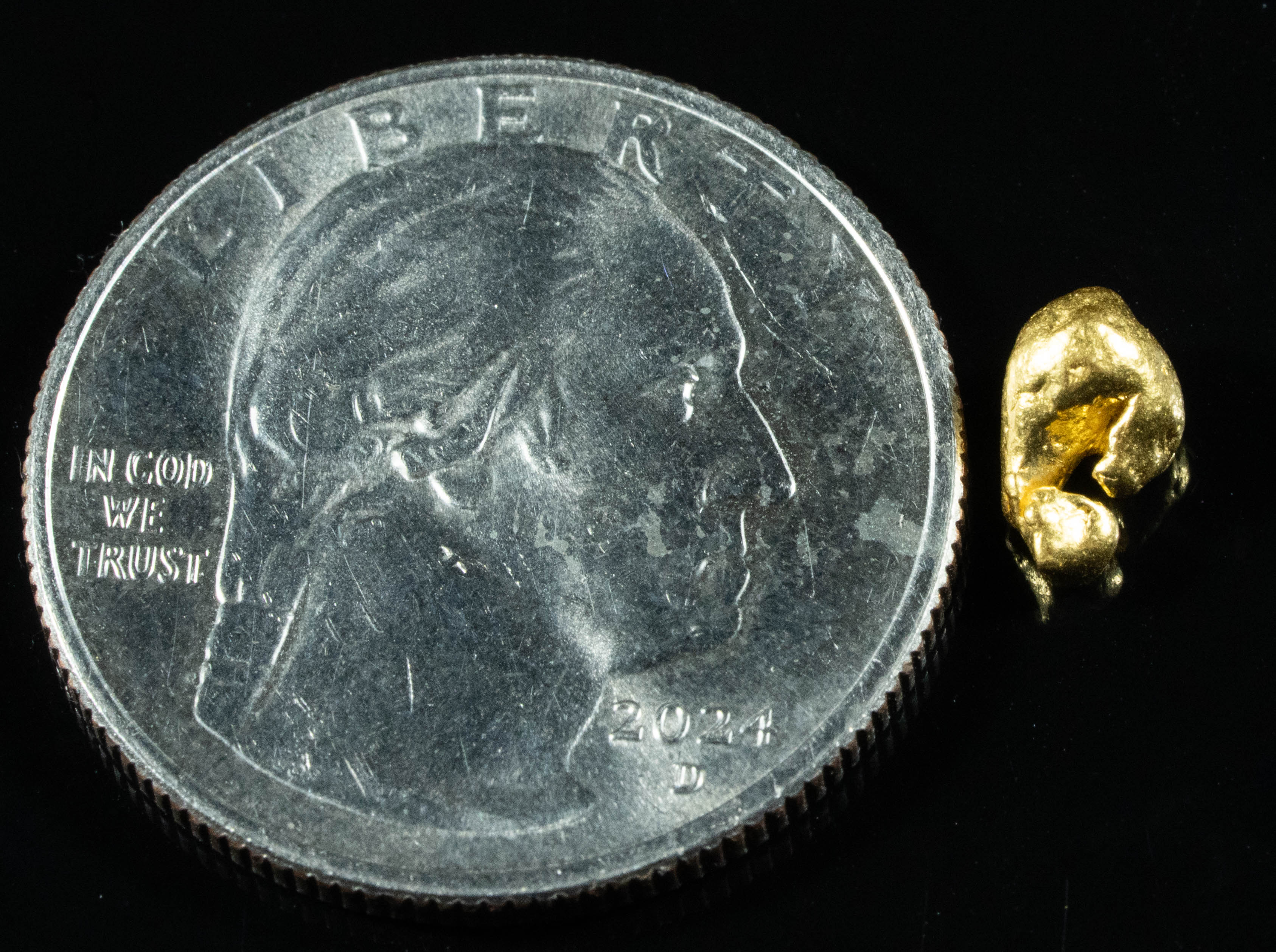 #757 Natural Gold Nugget Australian 1.05 Grams Genuine