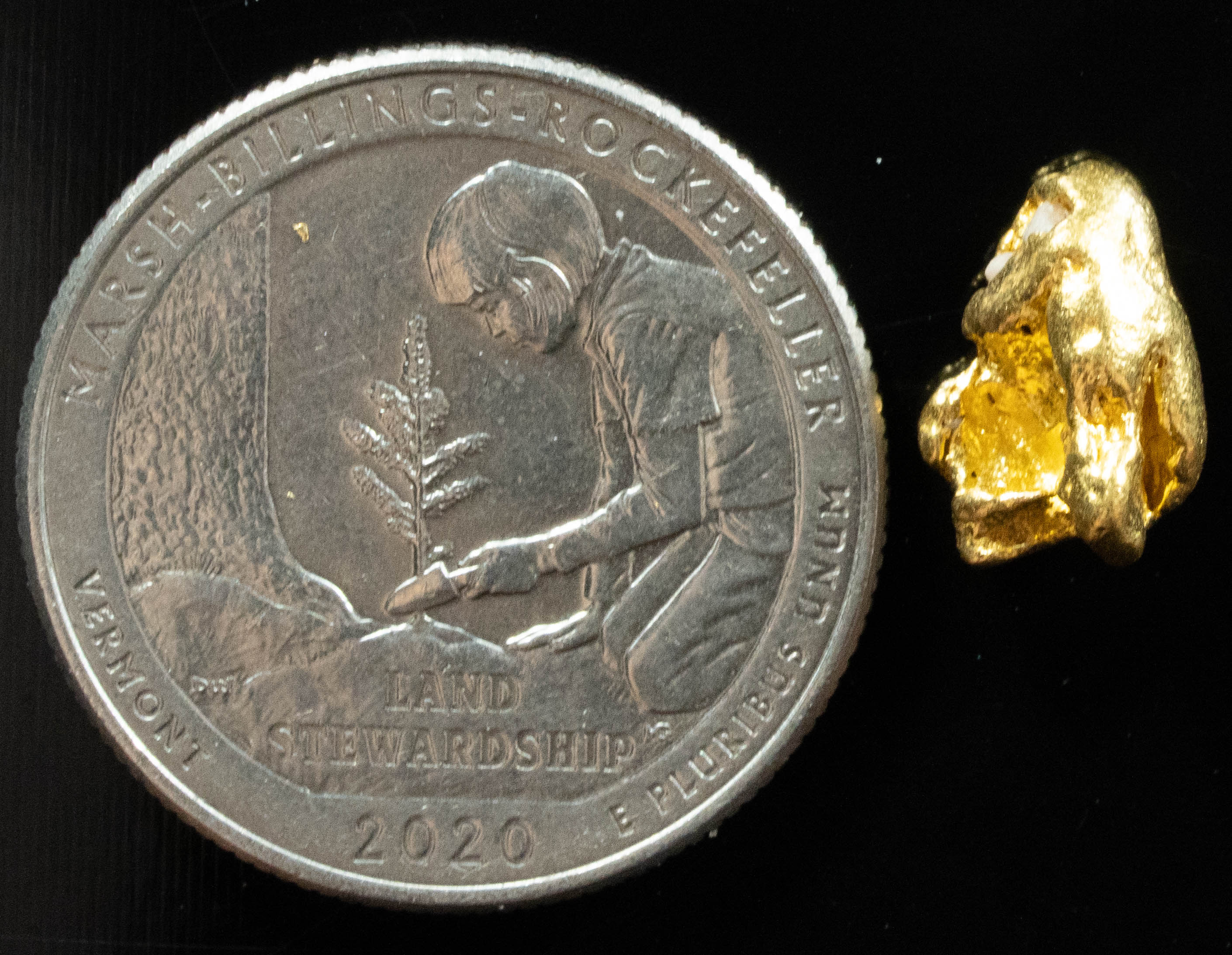 #906 Natural Gold Nugget Australian 2.63 Grams Genuine