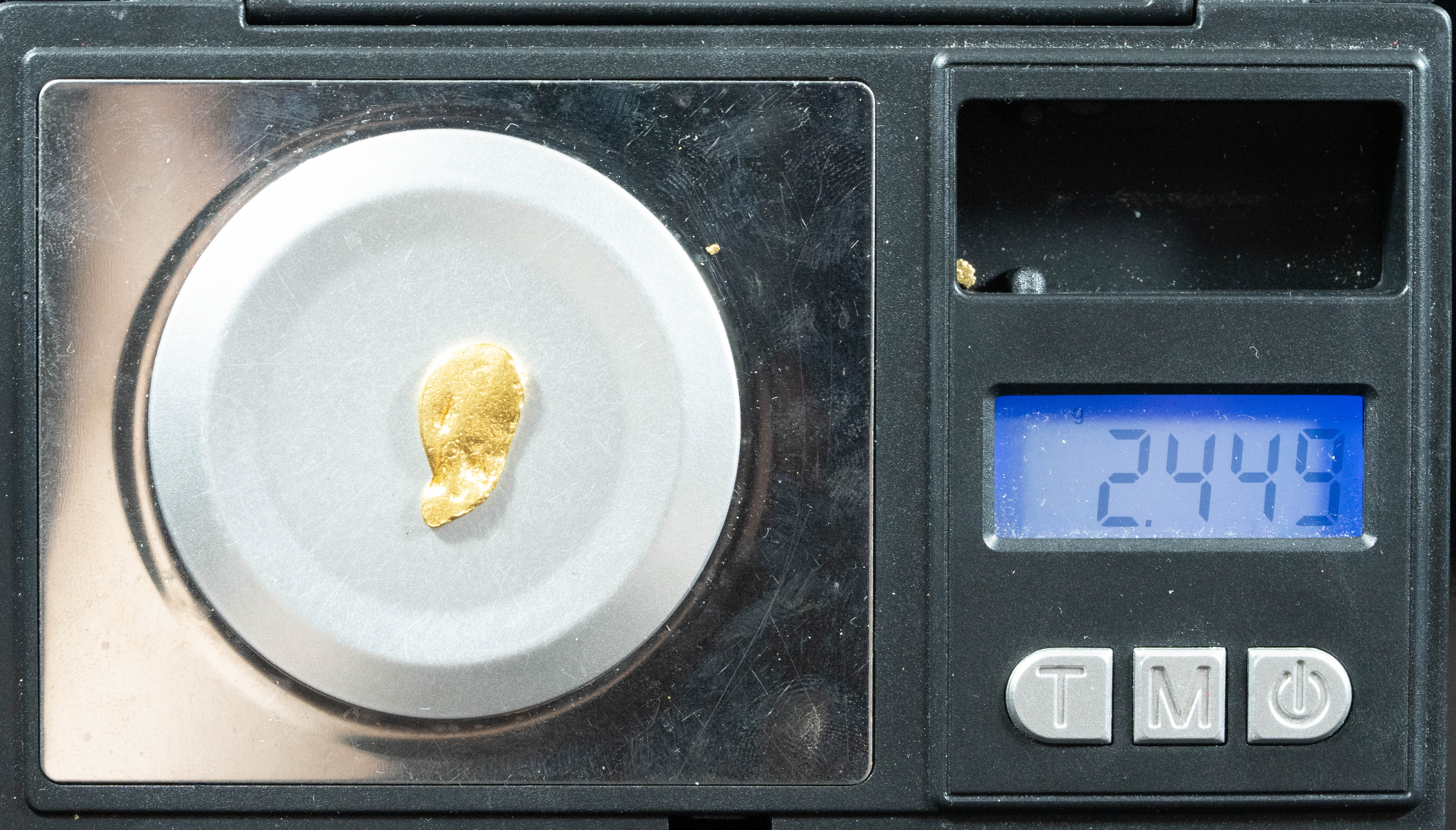 #910 Natural Gold Nugget Australian 2.44 Grams Genuine