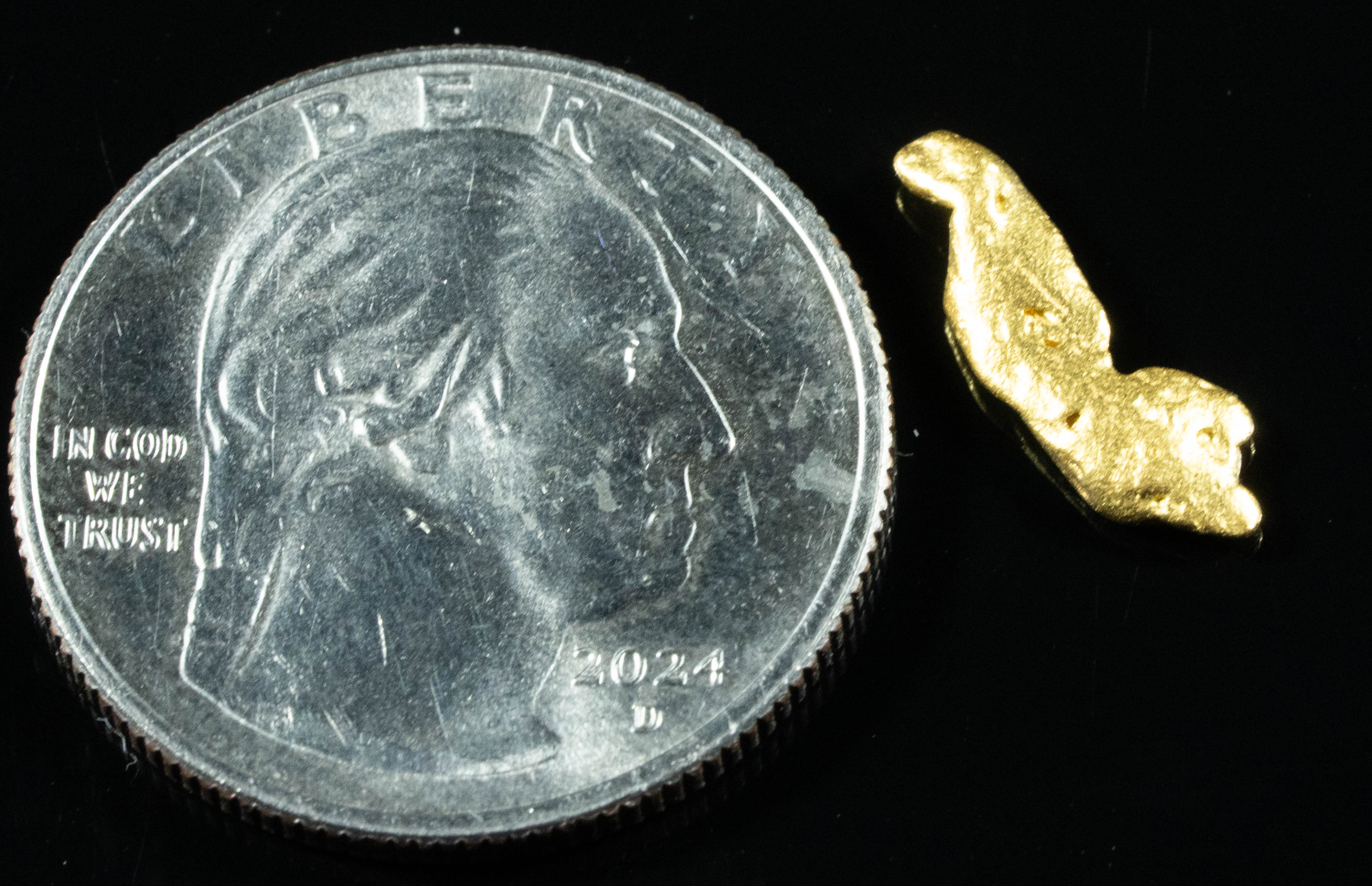 #770 Natural Gold Nugget Australian .82 Grams Genuine