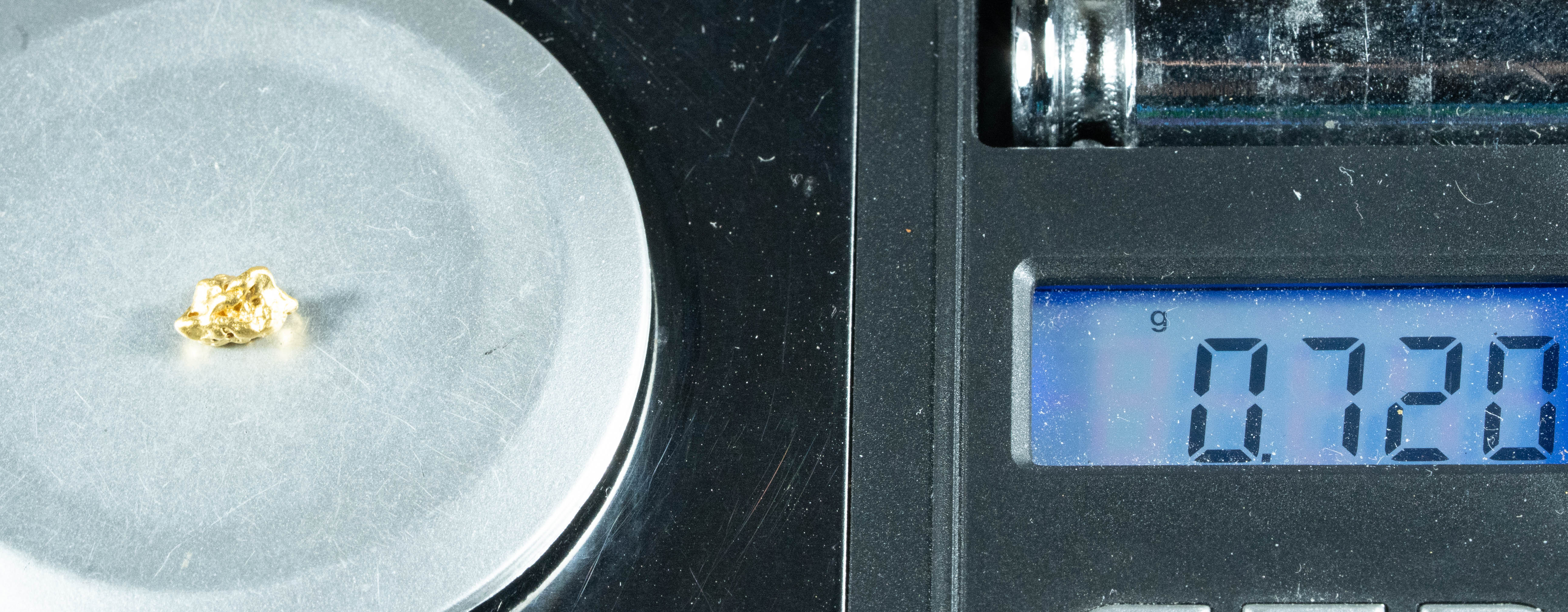 #771 Natural Gold Nugget Australian .72 Grams Genuine