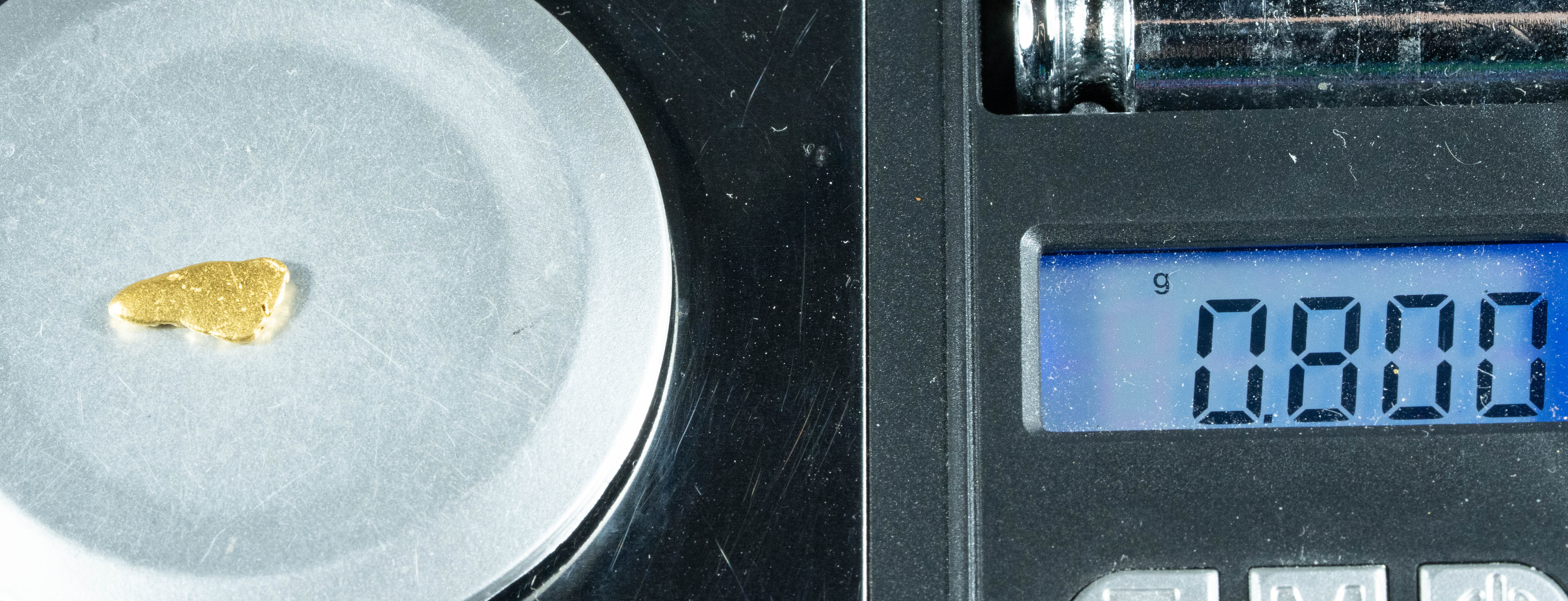 #773 Natural Gold Nugget Australian .80 Grams Genuine