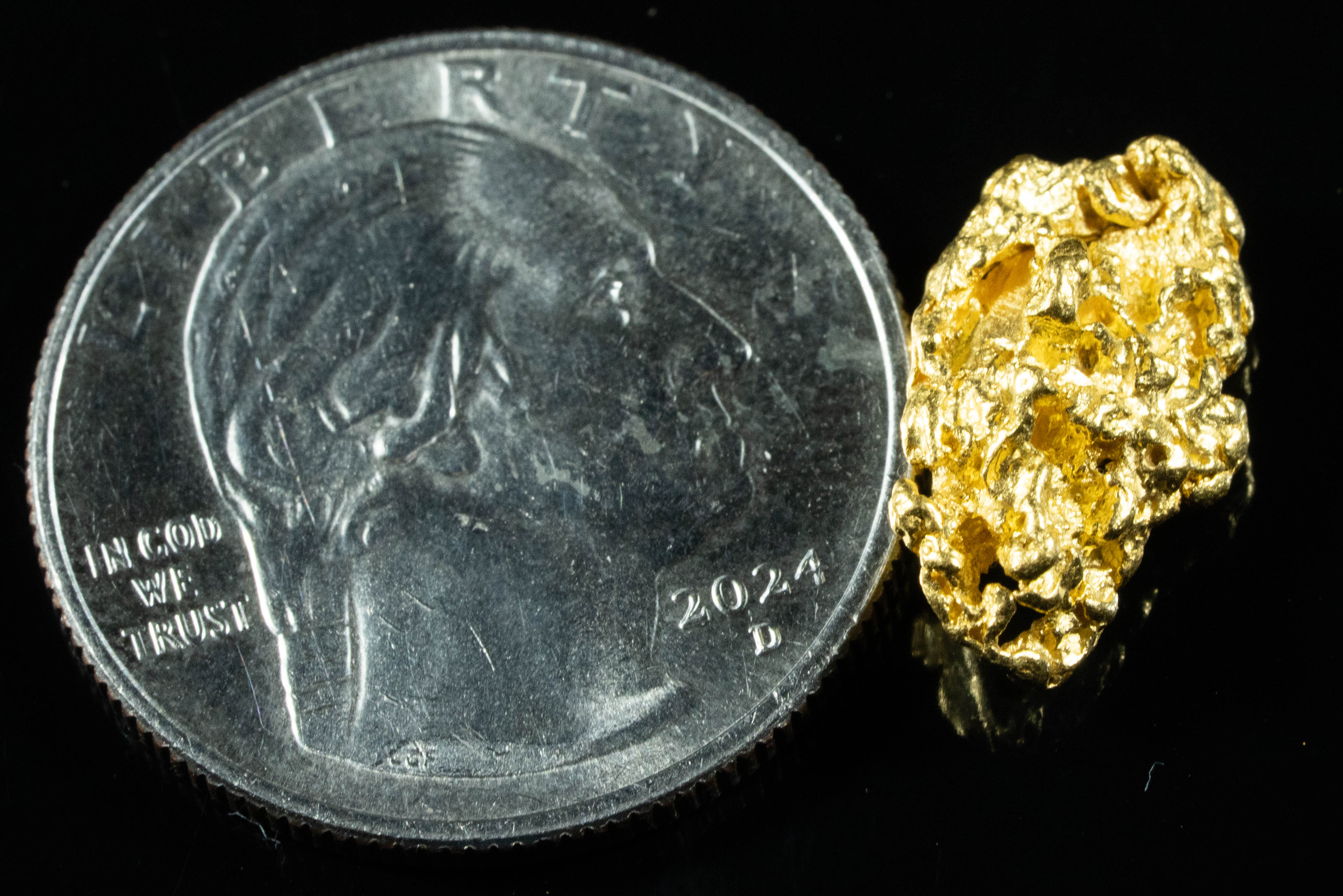 #912 Natural Gold Nugget Australian 3.33 Grams Genuine