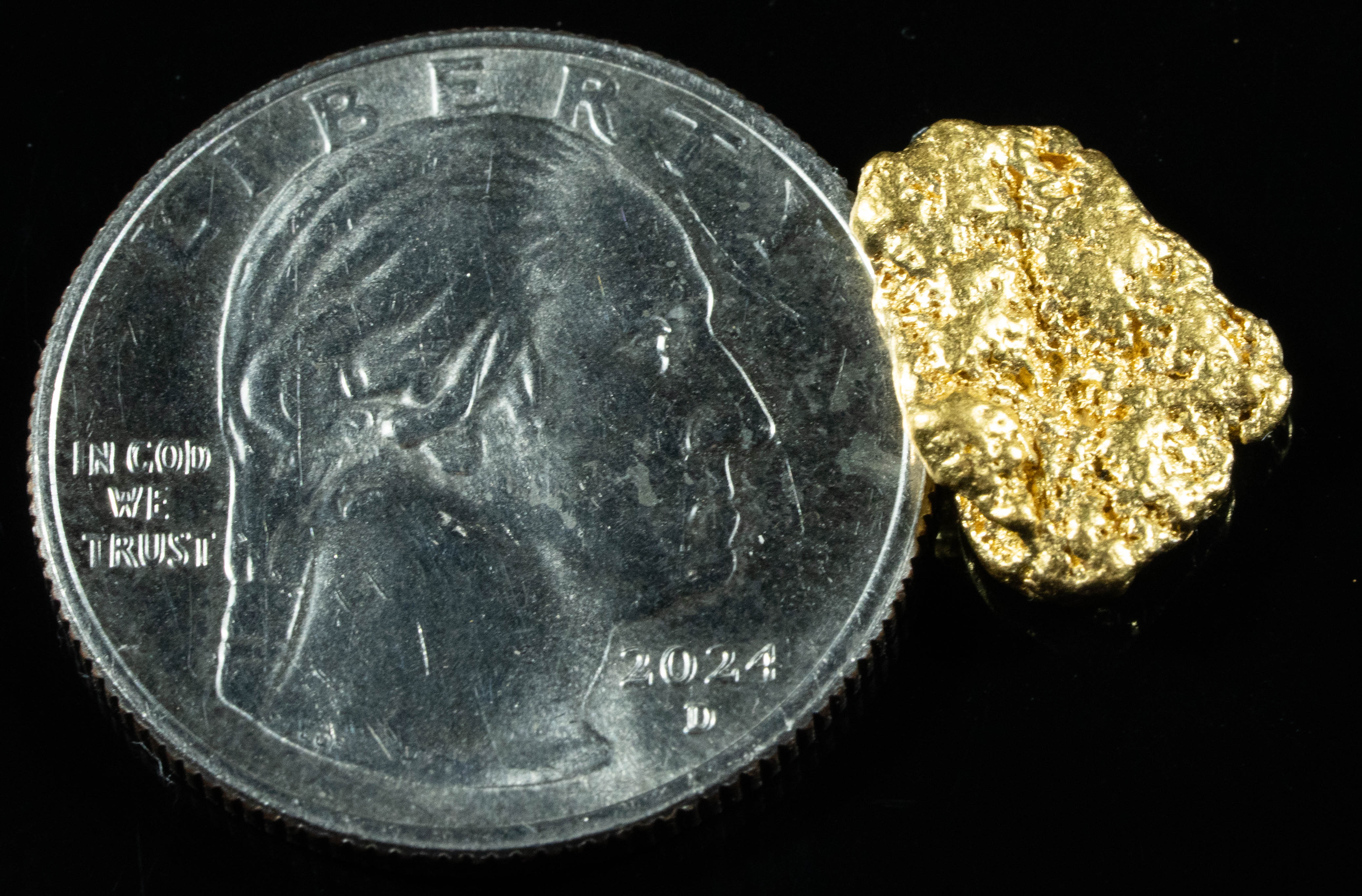 #914 Natural Gold Nugget Australian 3.03 Grams Genuine