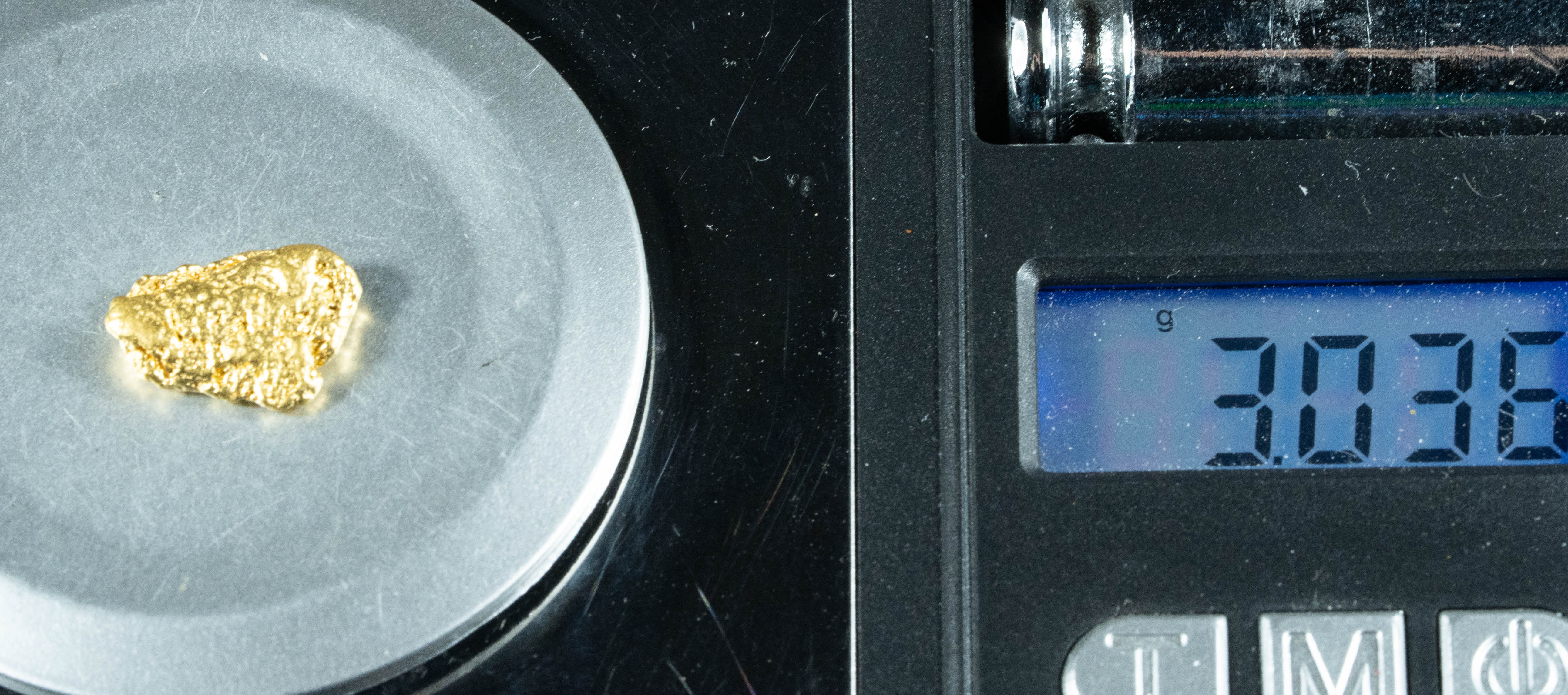 #914 Natural Gold Nugget Australian 3.03 Grams Genuine