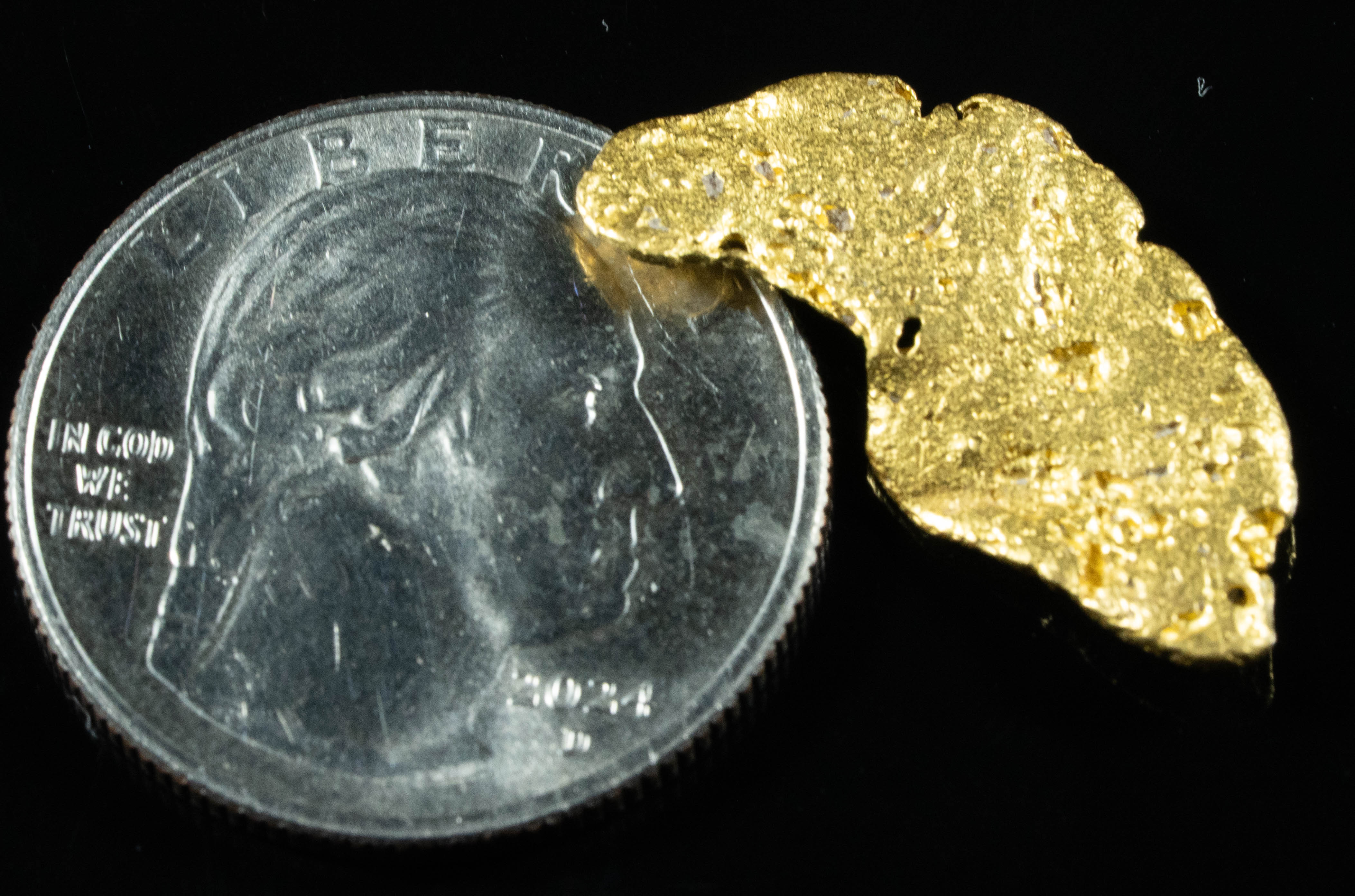 #915 Natural Gold Nugget Australian 4.40 Grams Genuine