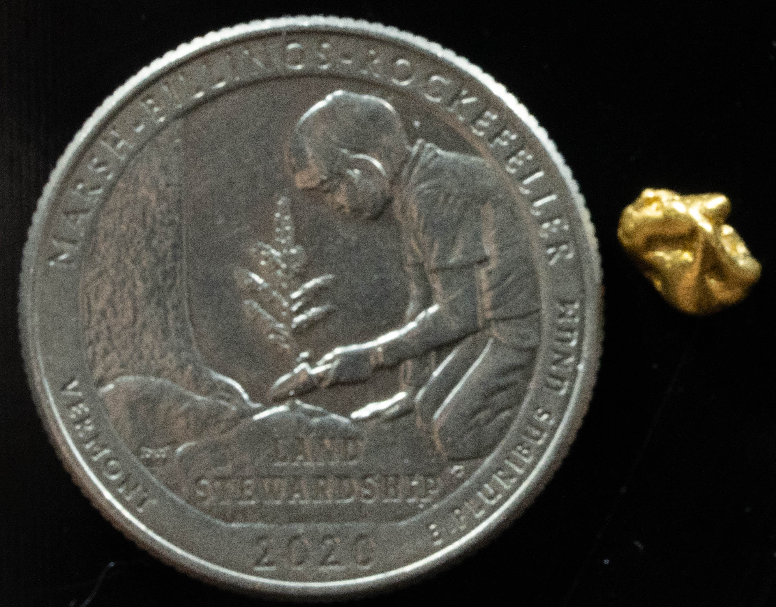 #789 Natural Gold Nugget Australian .659 Grams Genuine
