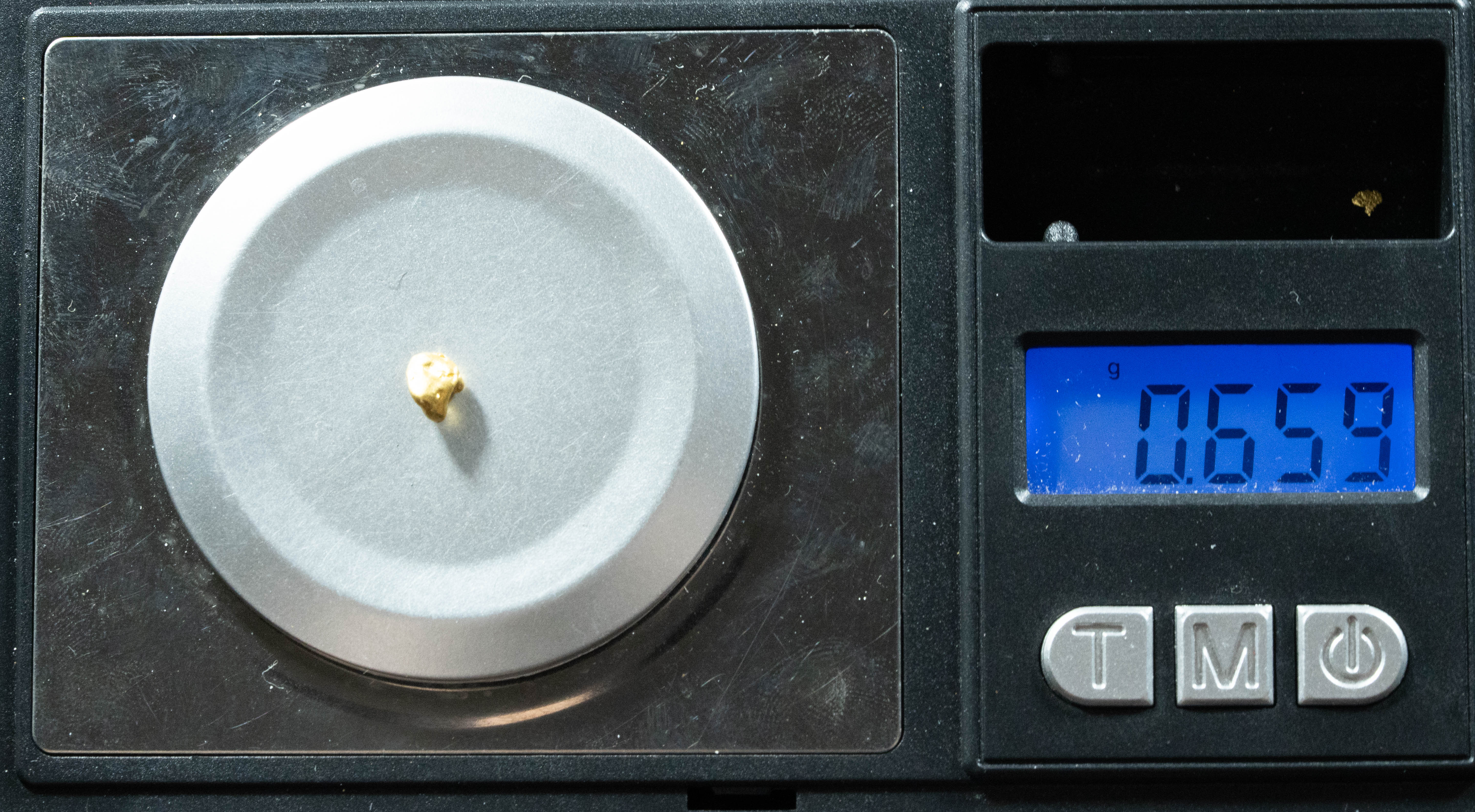 #789 Natural Gold Nugget Australian .659 Grams Genuine