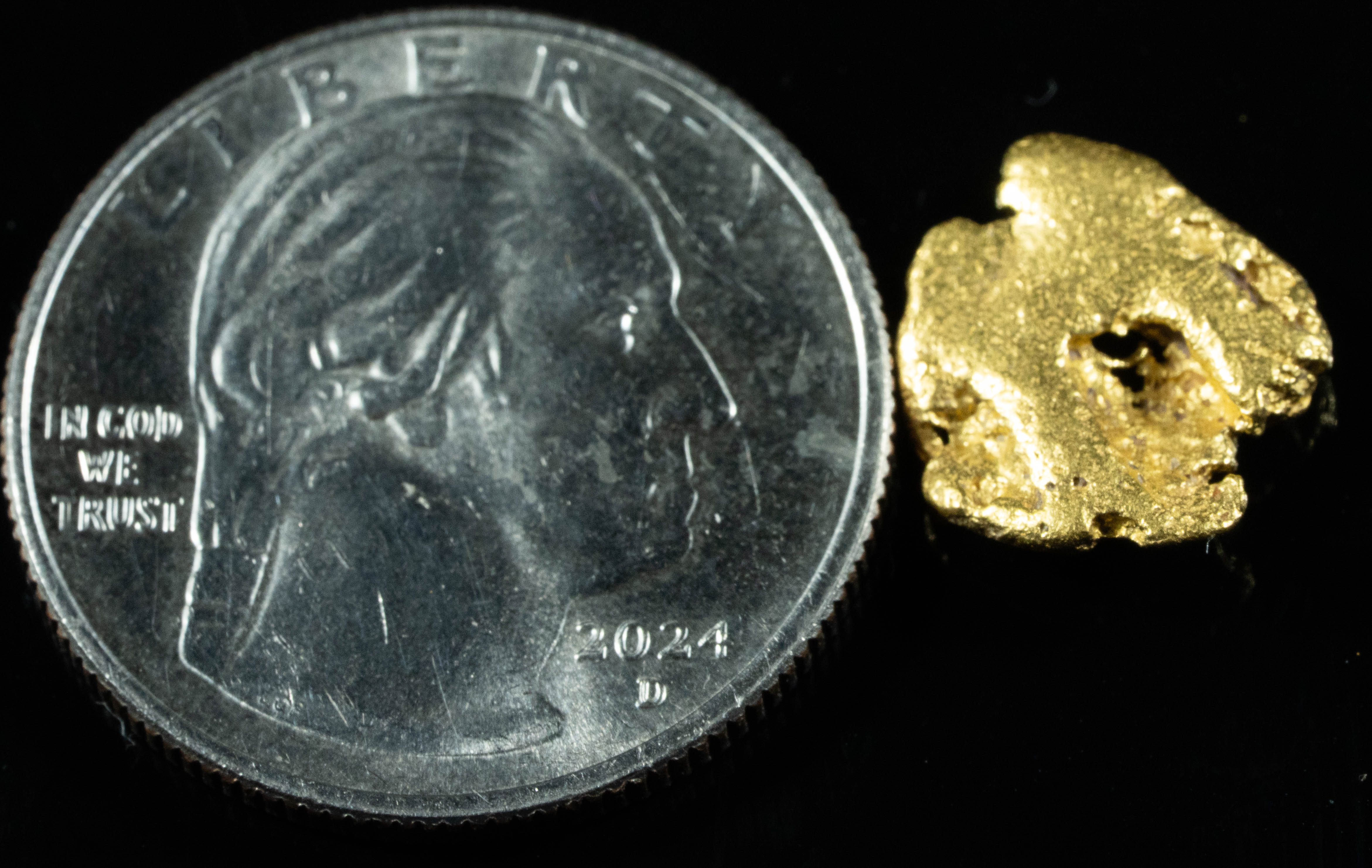 #917 Natural Gold Nugget Australian 2.15 Grams Genuine