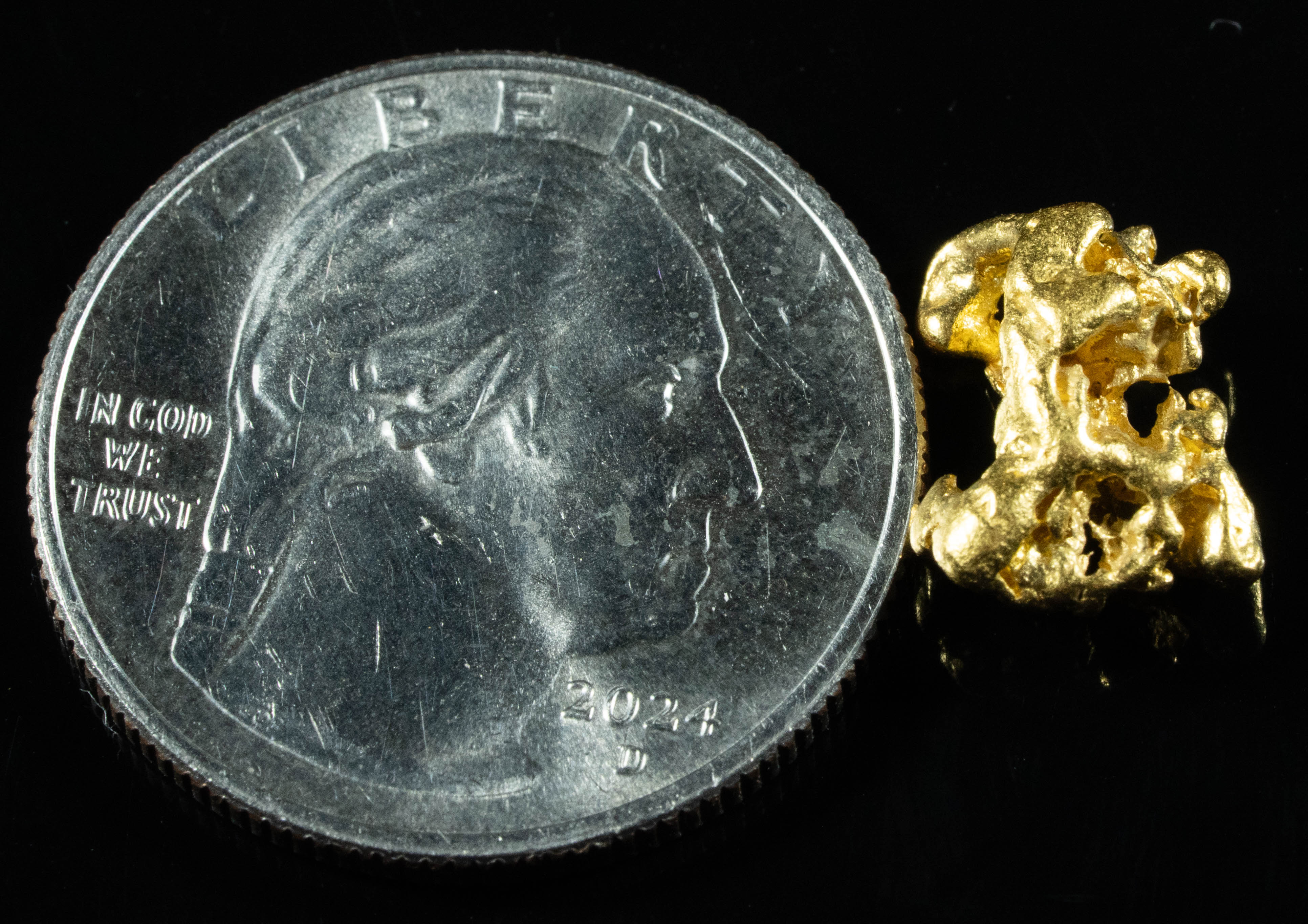 #918 Natural Gold Nugget Australian 2.34 Grams Genuine