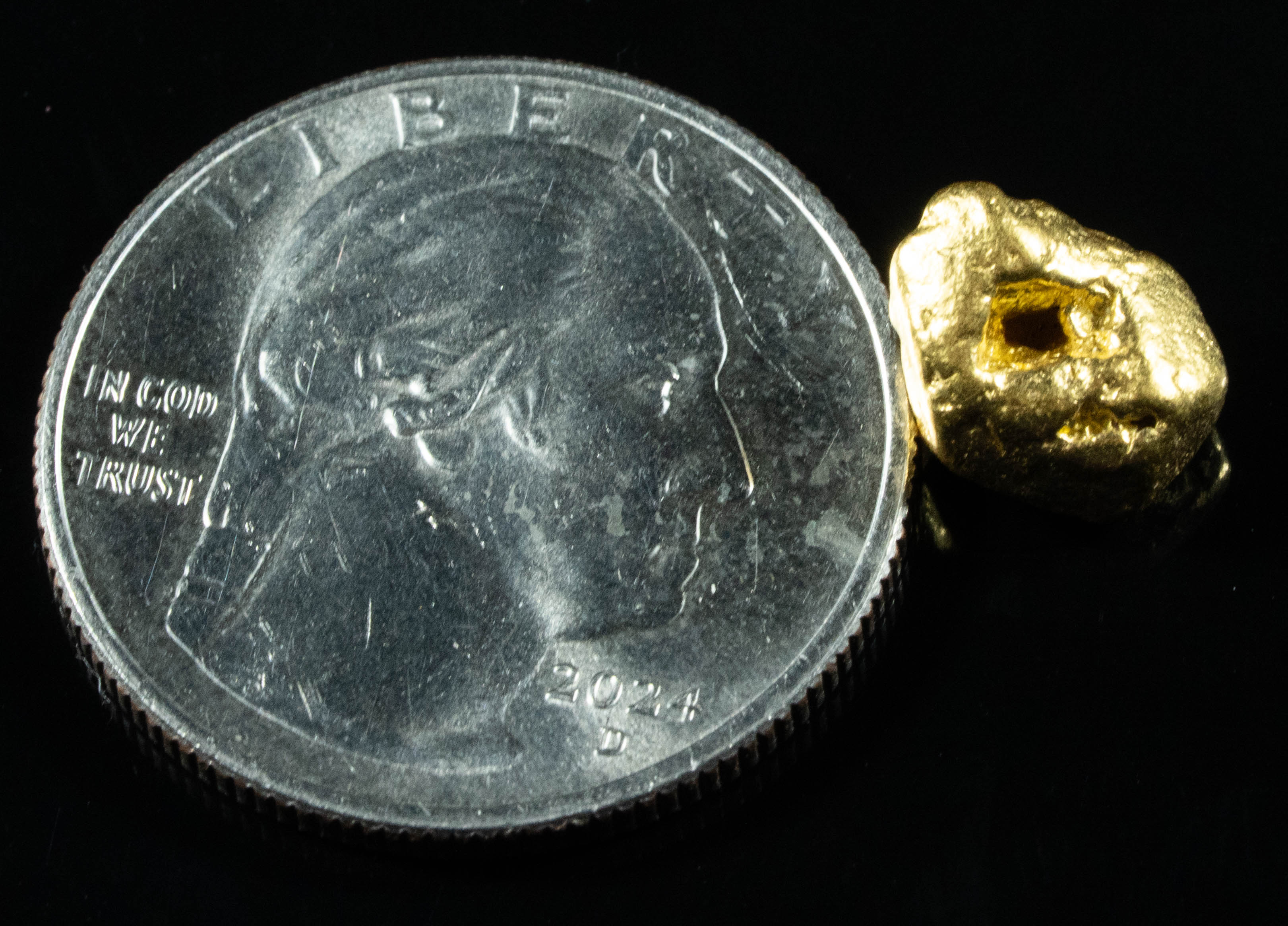 #919 Natural Gold Nugget Australian 3.60 Grams Genuine