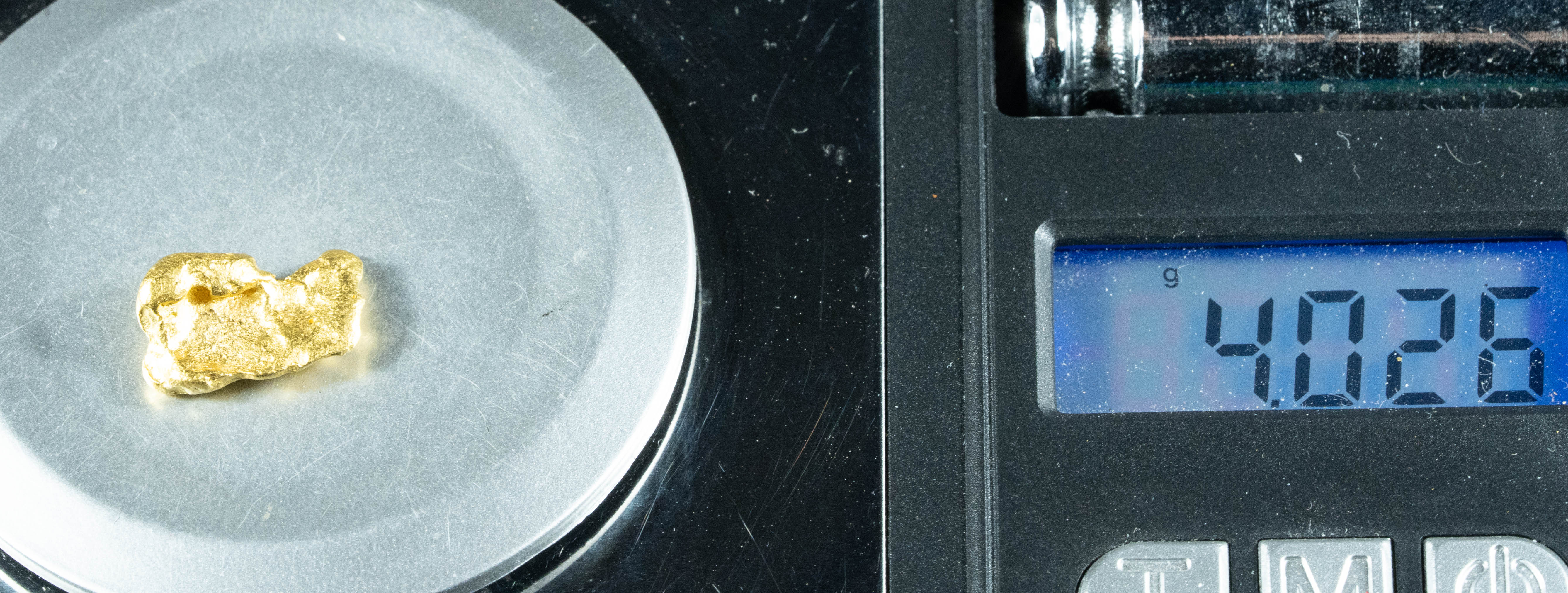 #921 Natural Gold Nugget Australian 4.02 Grams Genuine