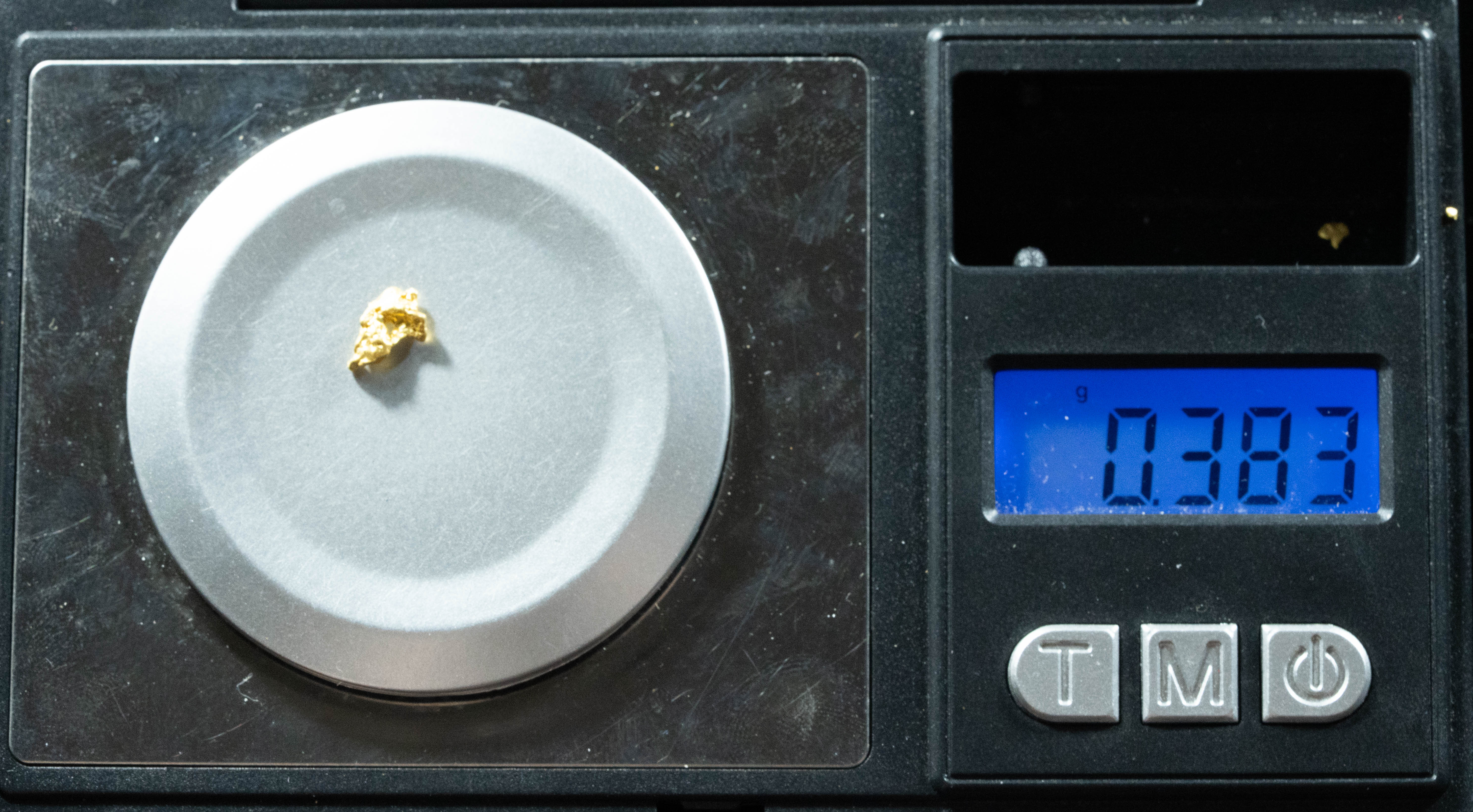 #795 Natural Gold Nugget Australian .383 Grams Genuine