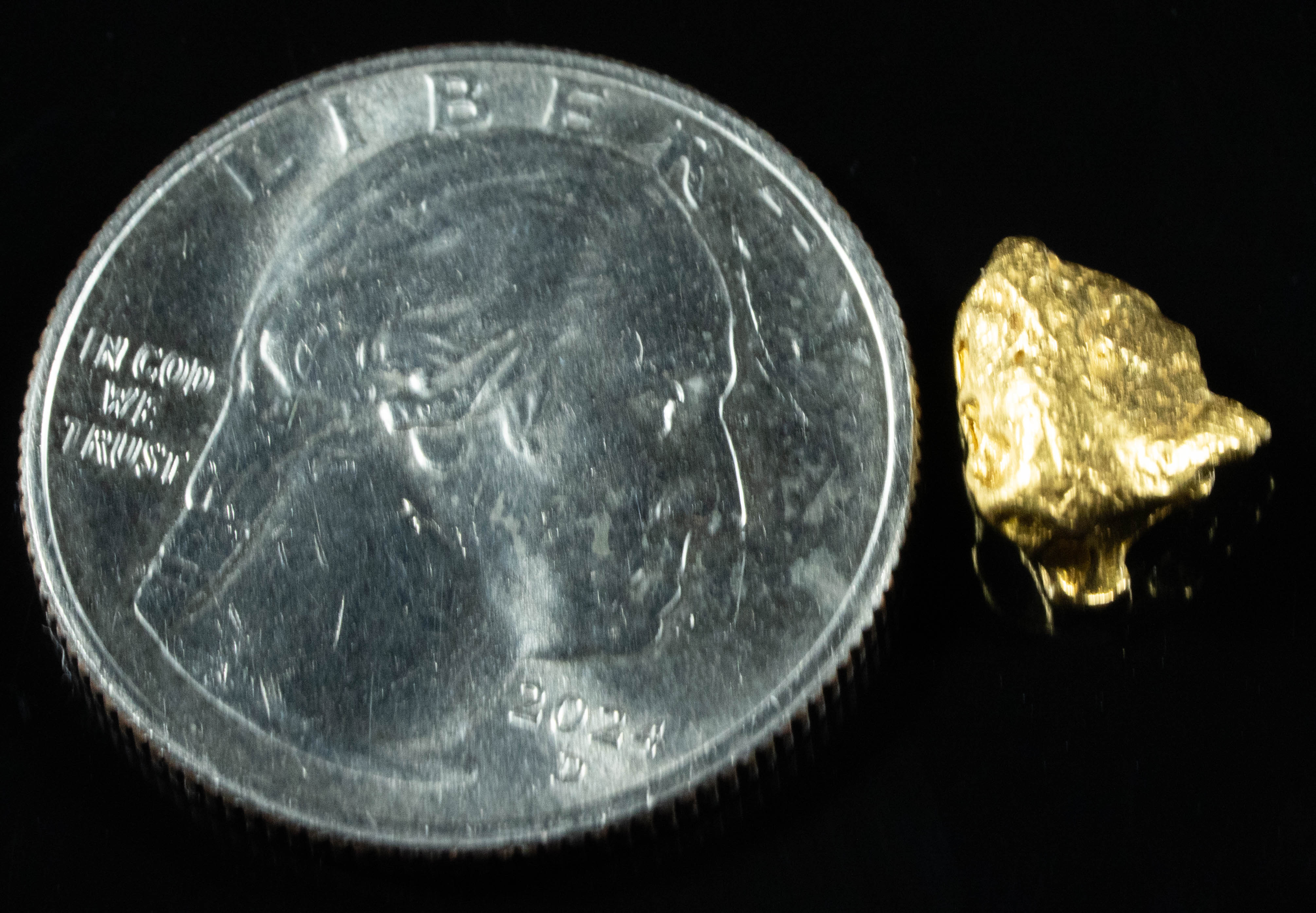 #924 Natural Gold Nugget Australian 2.09 Grams Genuine