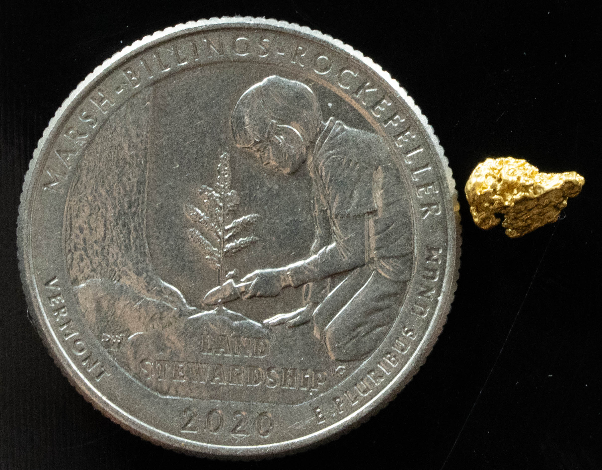 #798 Natural Gold Nugget Australian .388 Grams Genuine