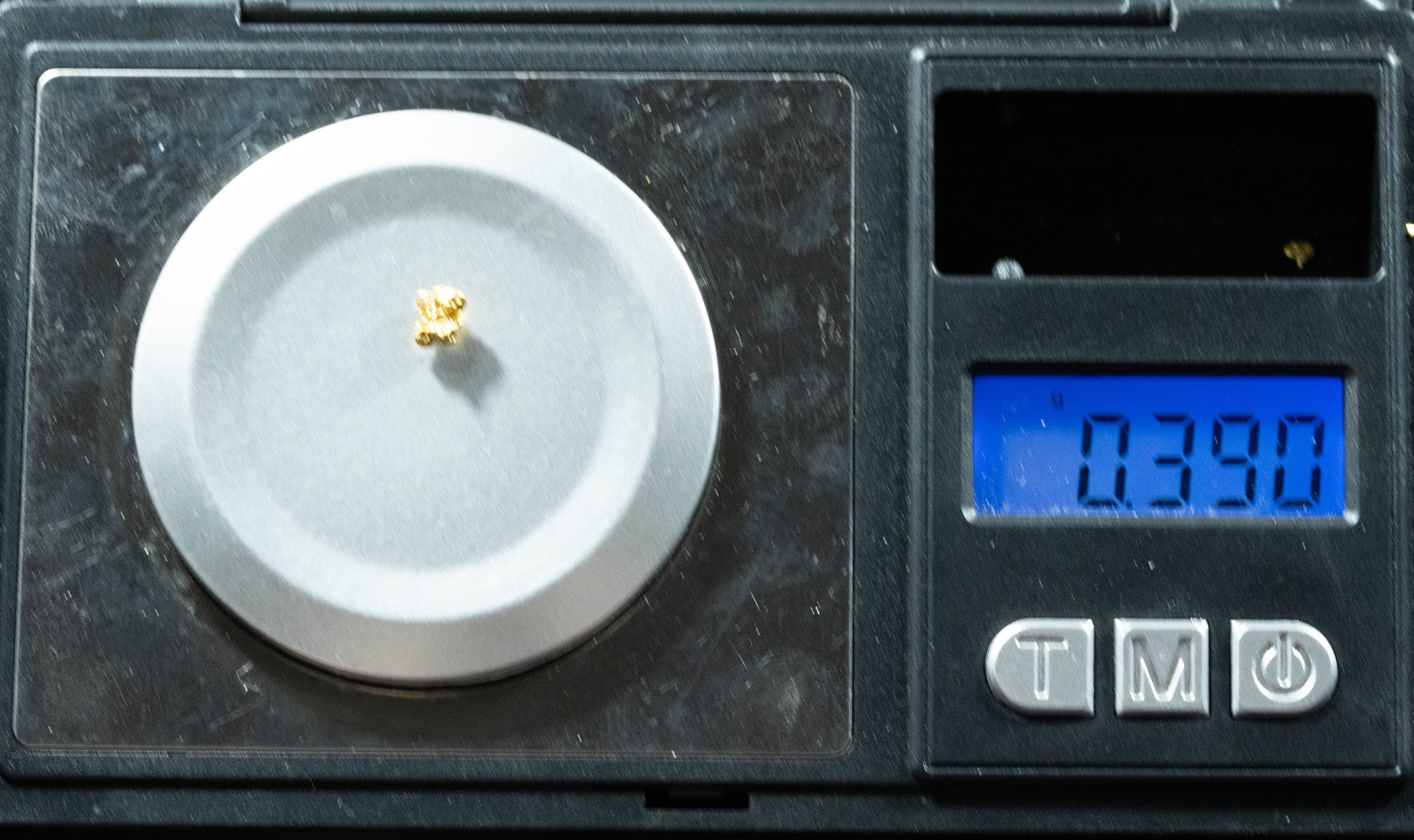 #799 Natural Gold Nugget Australian .390 Grams Genuine