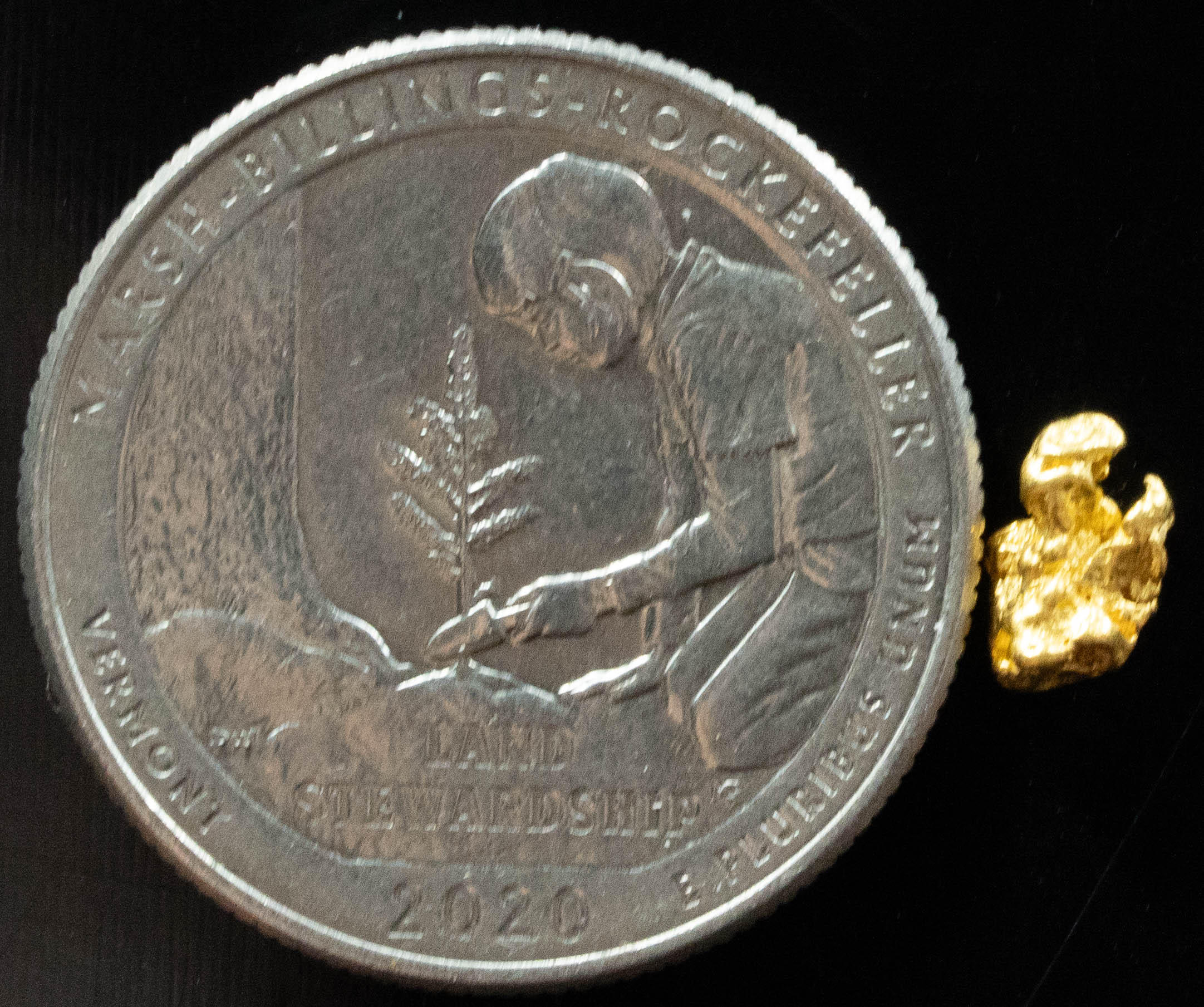 #800 Natural Gold Nugget Australian .490 Grams Genuine