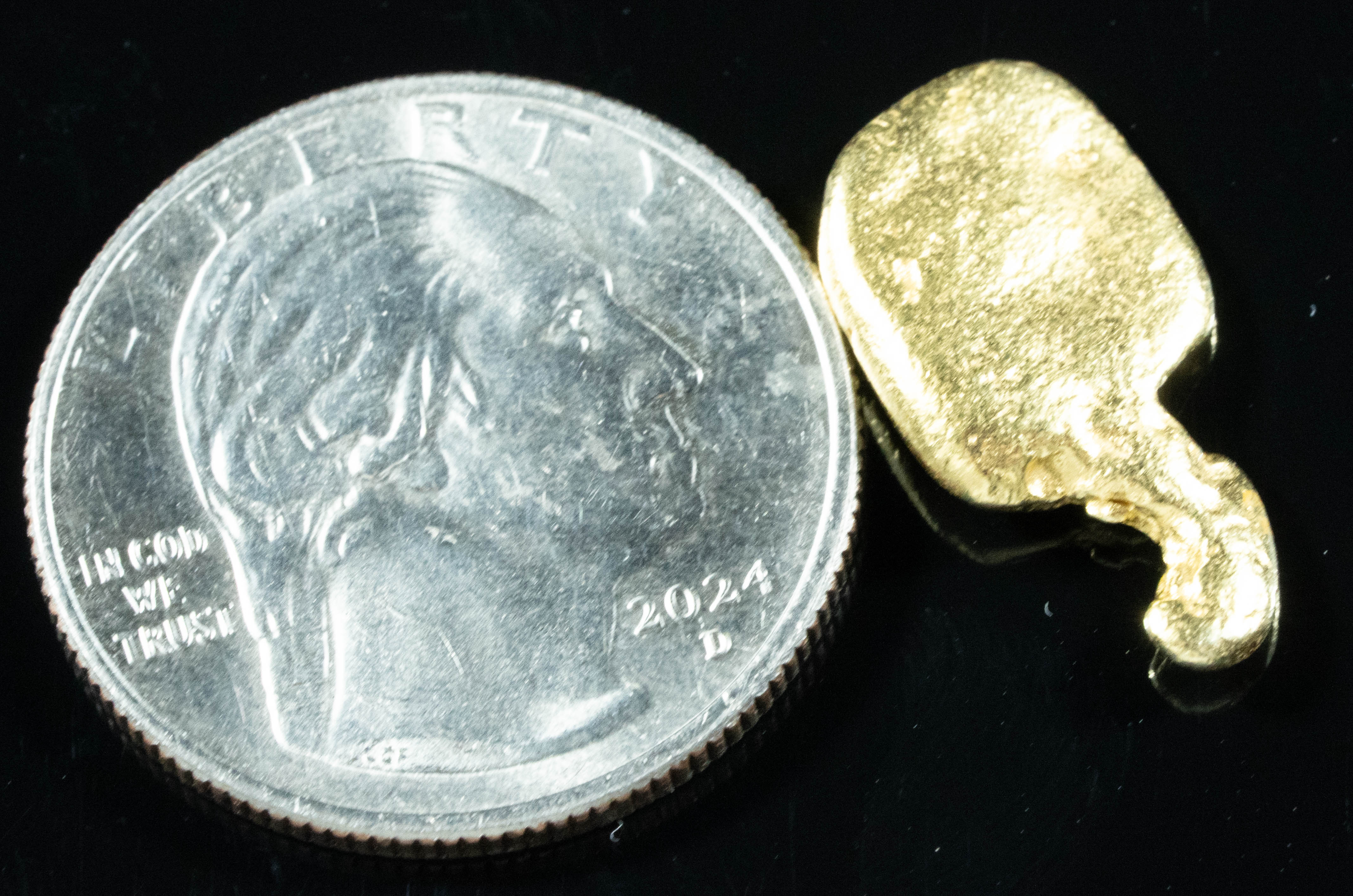 #189 BC Natural Gold Nugget 4.00 Grams Genuine