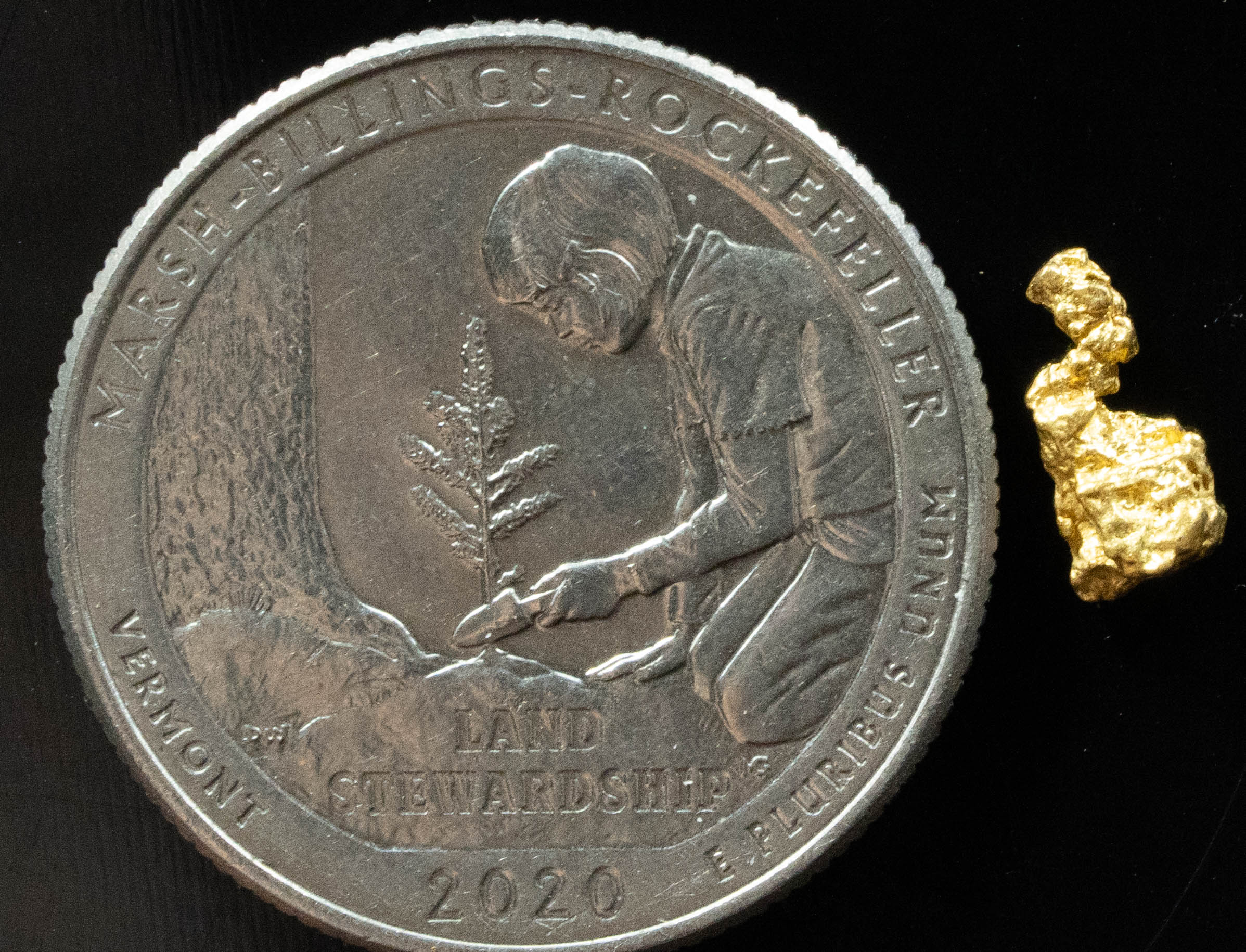 #807 Natural Gold Nugget Australian .440 Grams Genuine