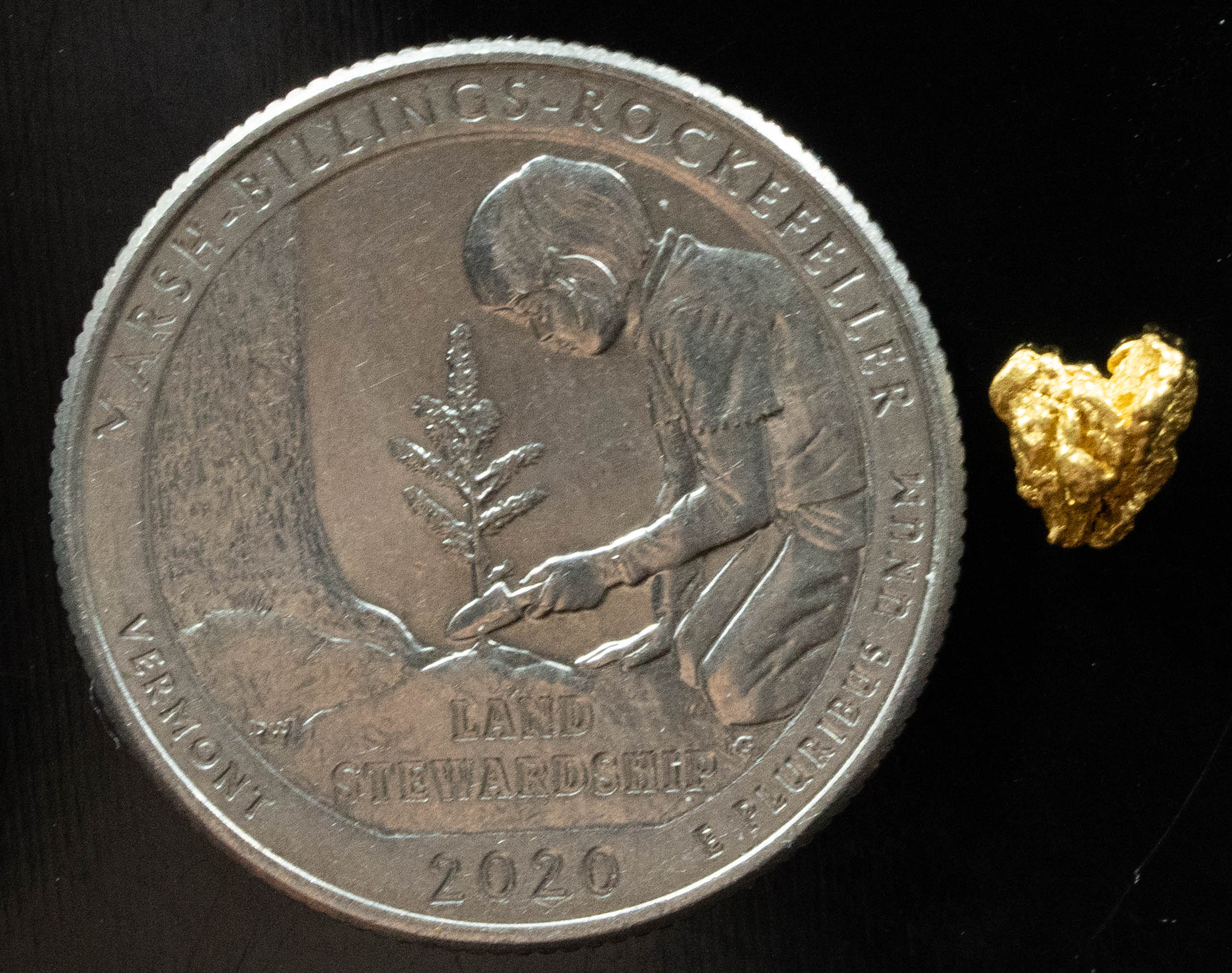 #810 Natural Gold Nugget Australian .443 Grams Genuine