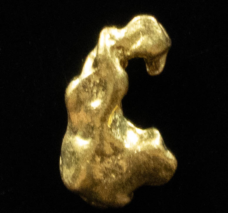 #821 Natural Gold Nugget Australian .455 Grams Genuine