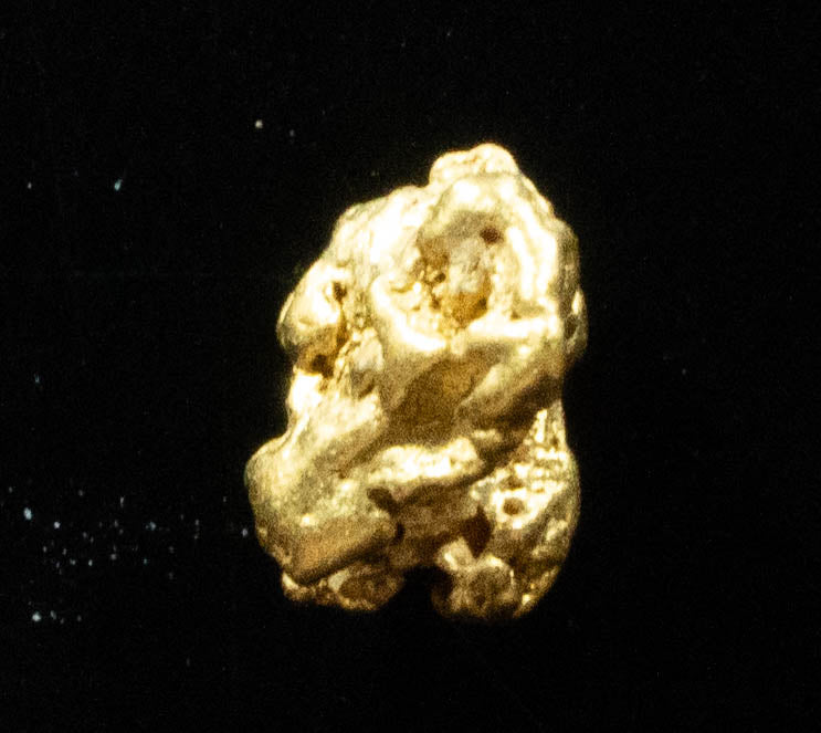 #822 Natural Gold Nugget Australian .487 Grams Genuine