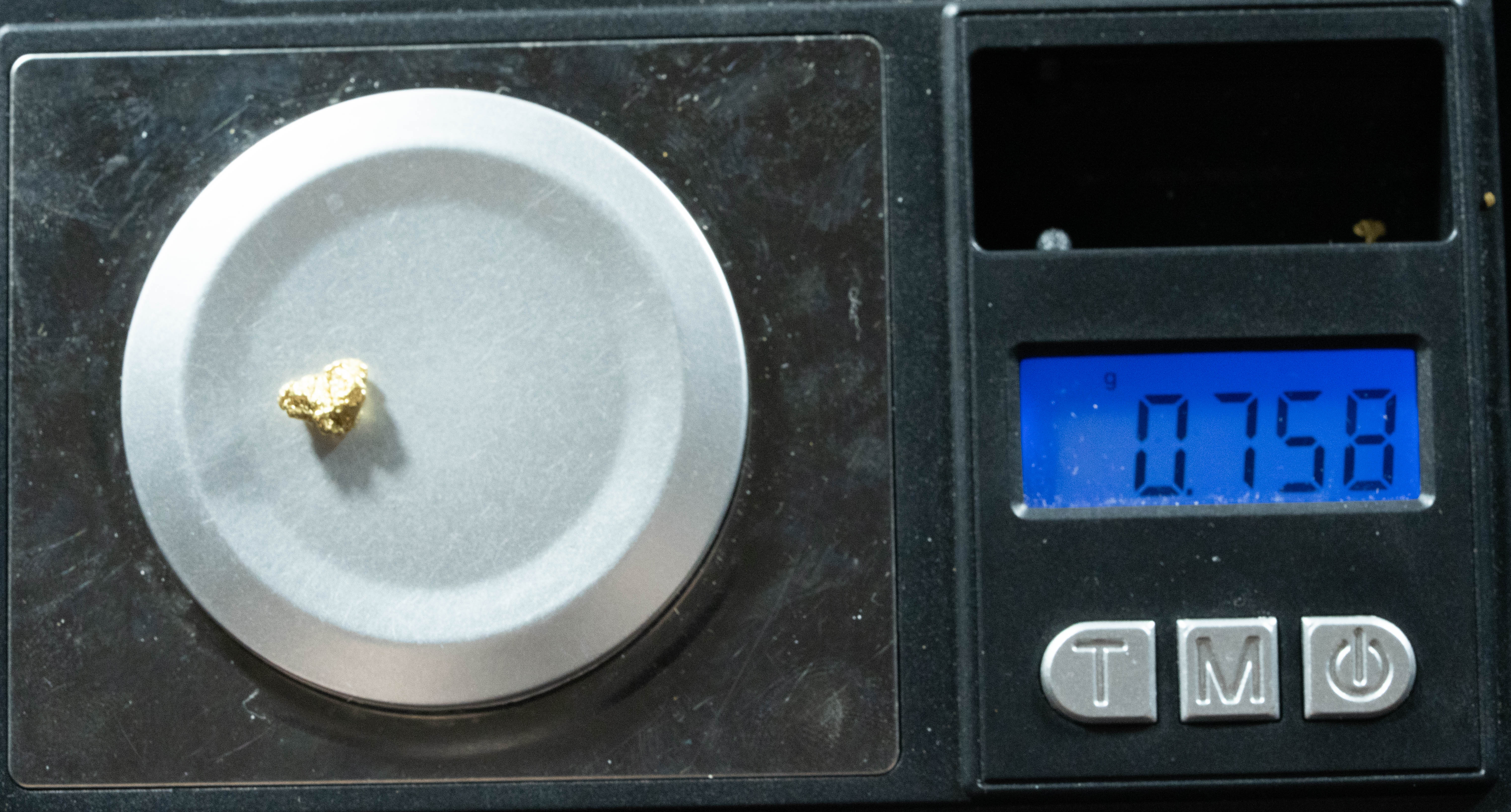 #1 Alaskan BC Natural Gold Nugget .758 Grams Genuine