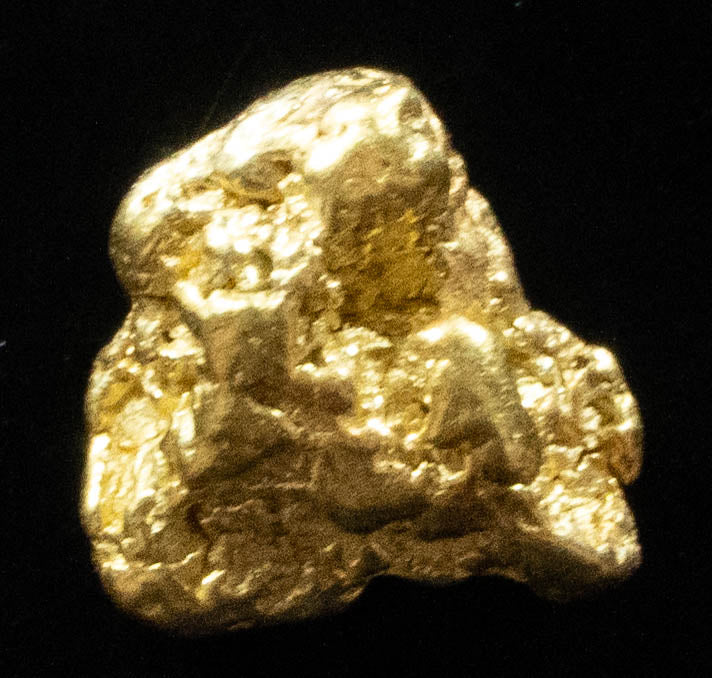 #4 Alaskan BC Natural Gold Nugget .87 Grams Genuine