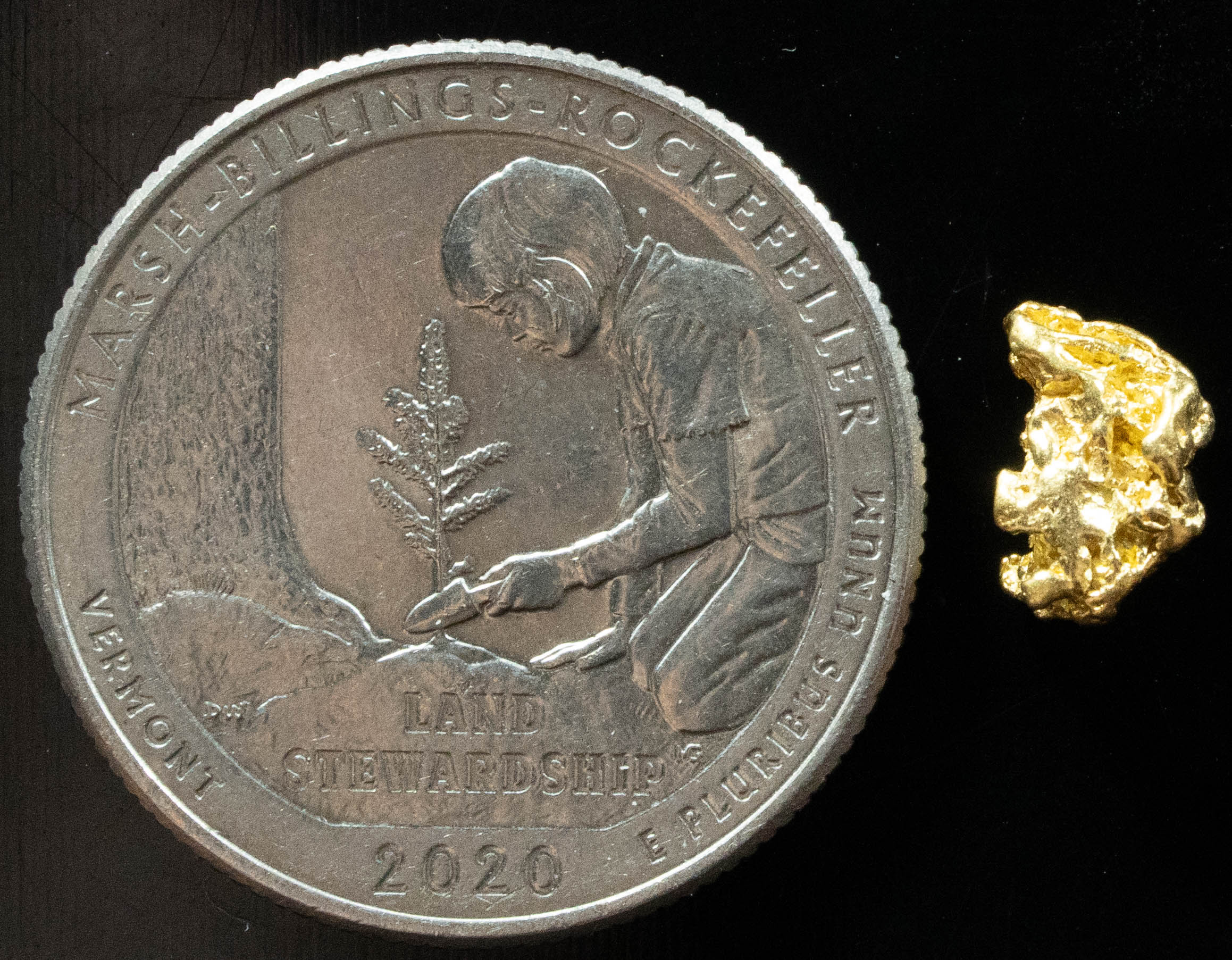#5 Alaskan BC Natural Gold Nugget .933 Grams Genuine