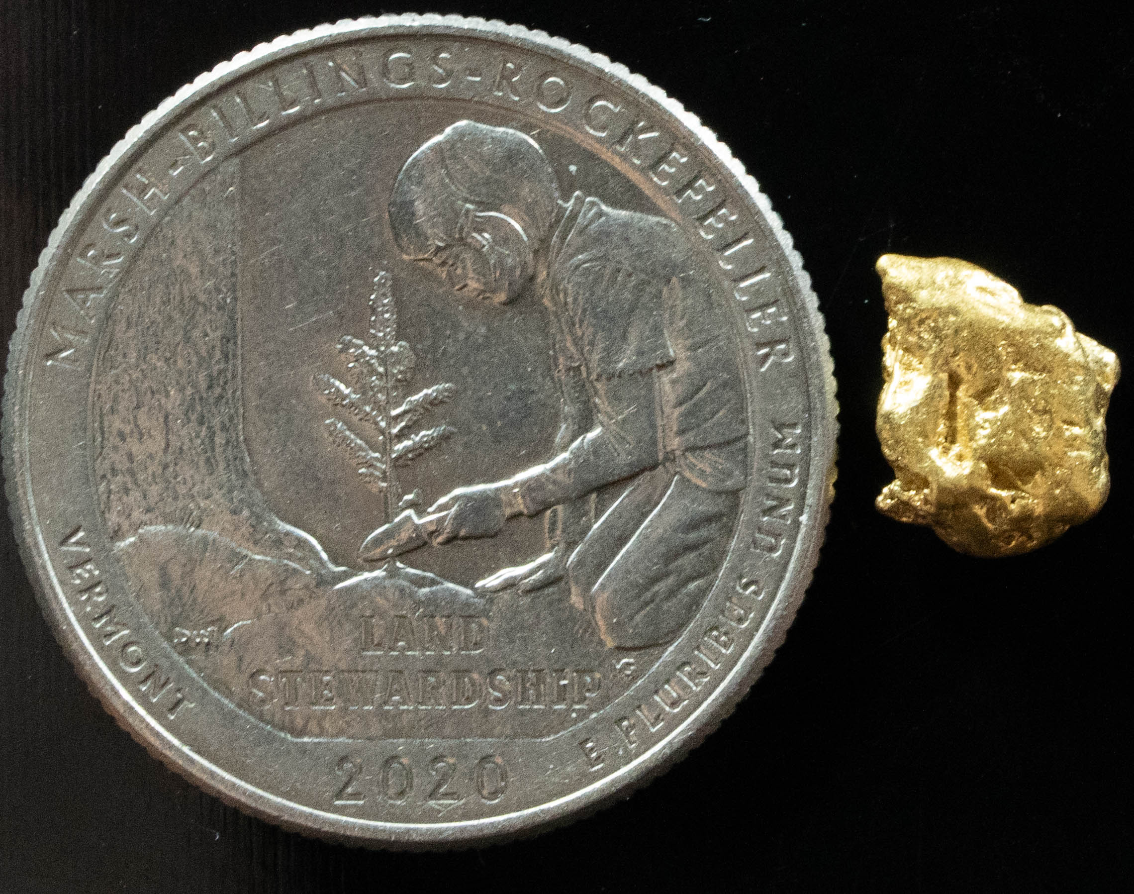 #127 Alaskan BC Natural Gold Nugget 1.11 Grams Genuine