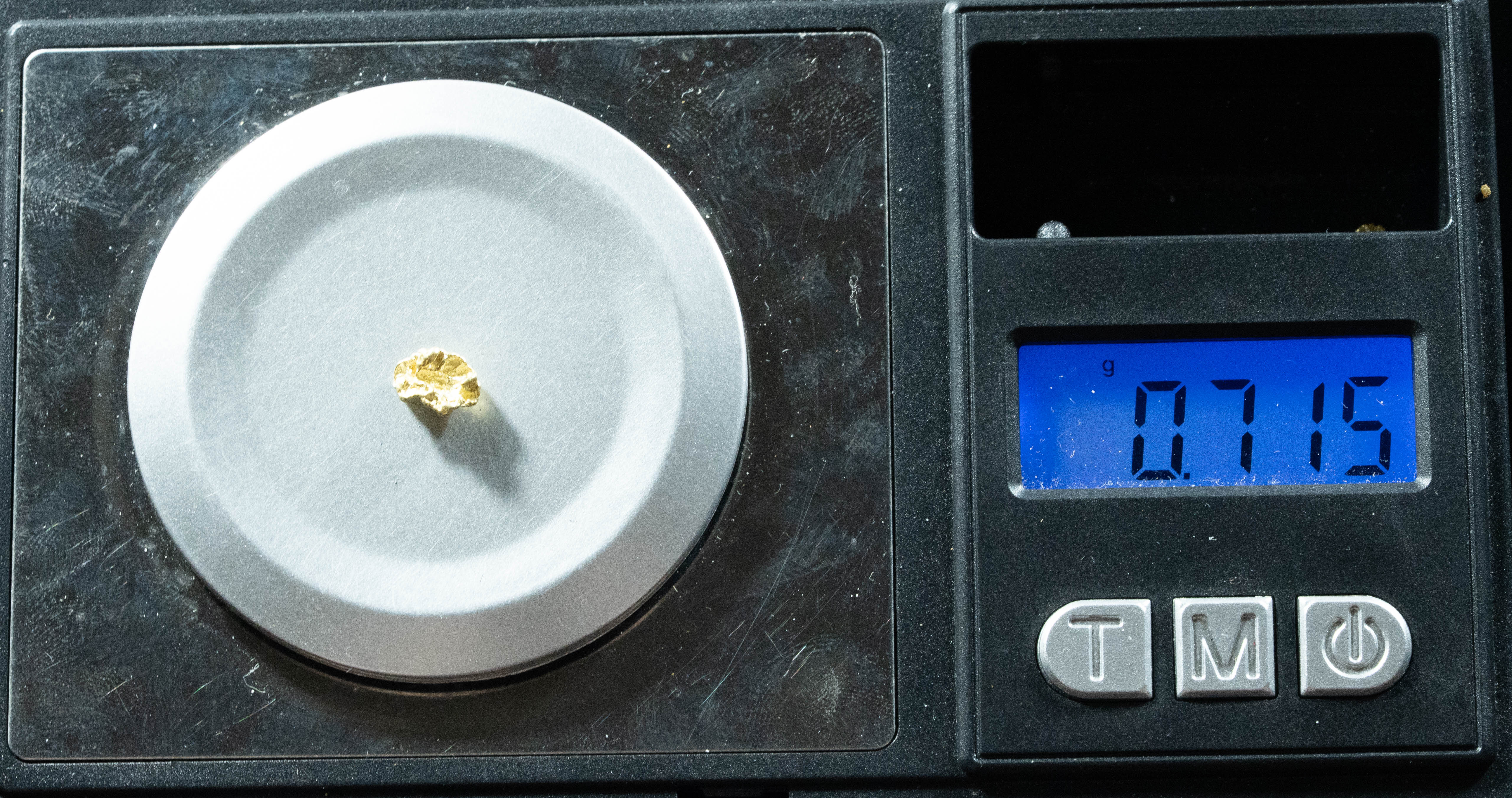 #128 Alaskan BC Natural Gold Nugget .715 Grams Genuine