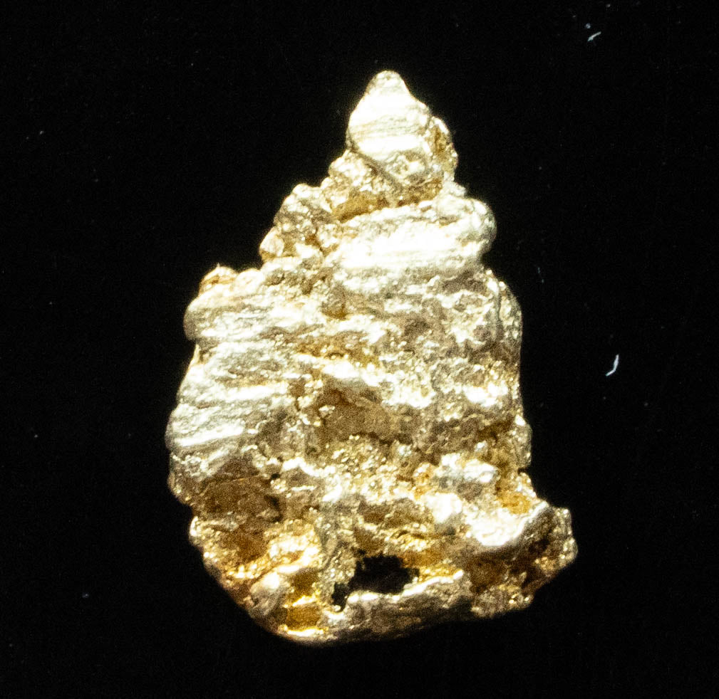 #134 Alaskan BC Natural Gold Nugget .80 Grams Genuine