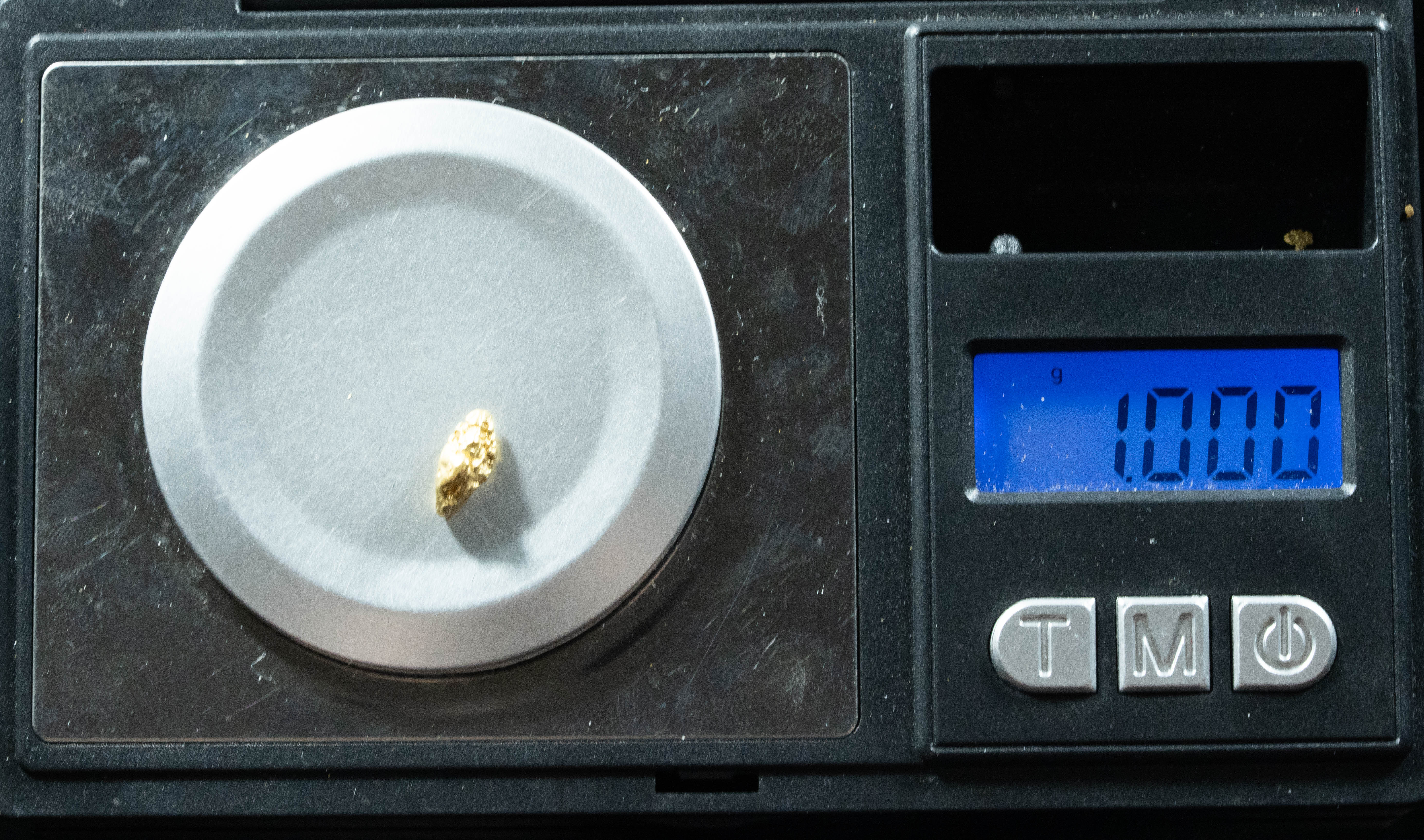 #135 Alaskan BC Natural Gold Nugget 1.00 Grams Genuine