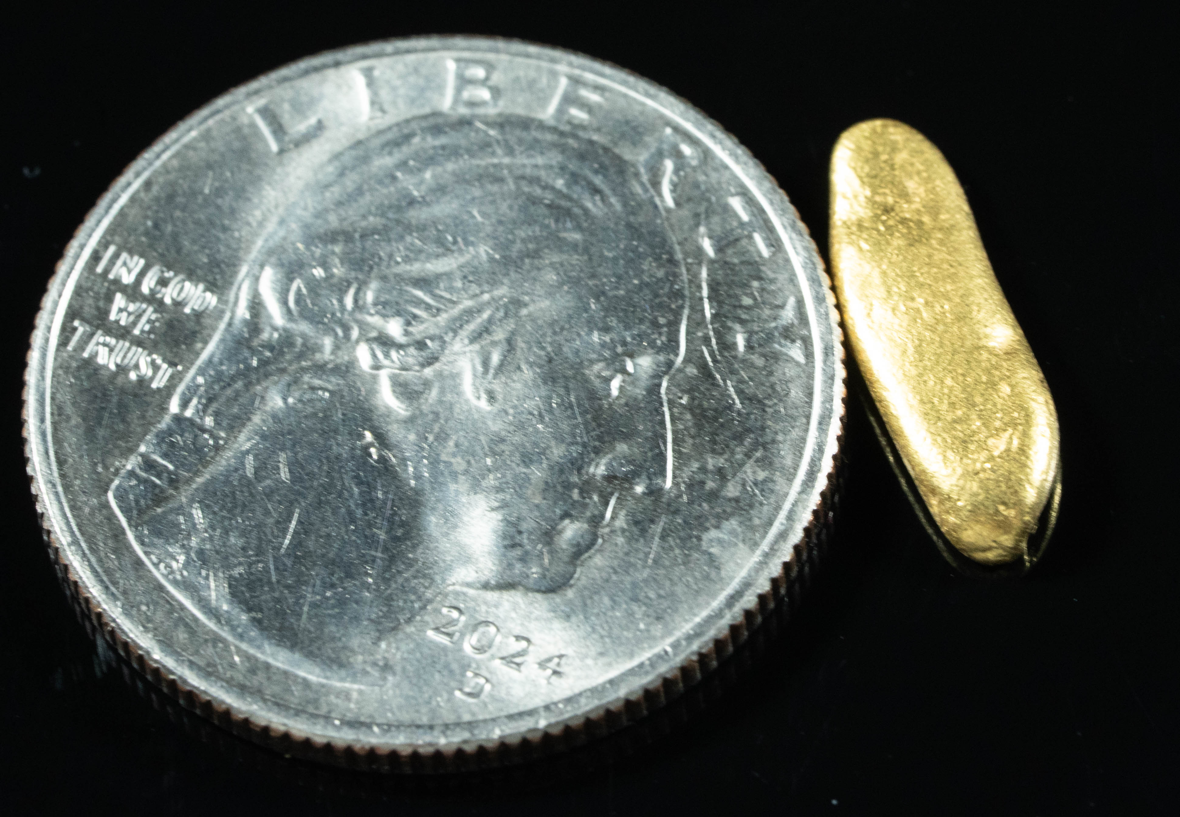 #22 Alaskan BC Natural Gold Nugget 1.70 Grams Genuine