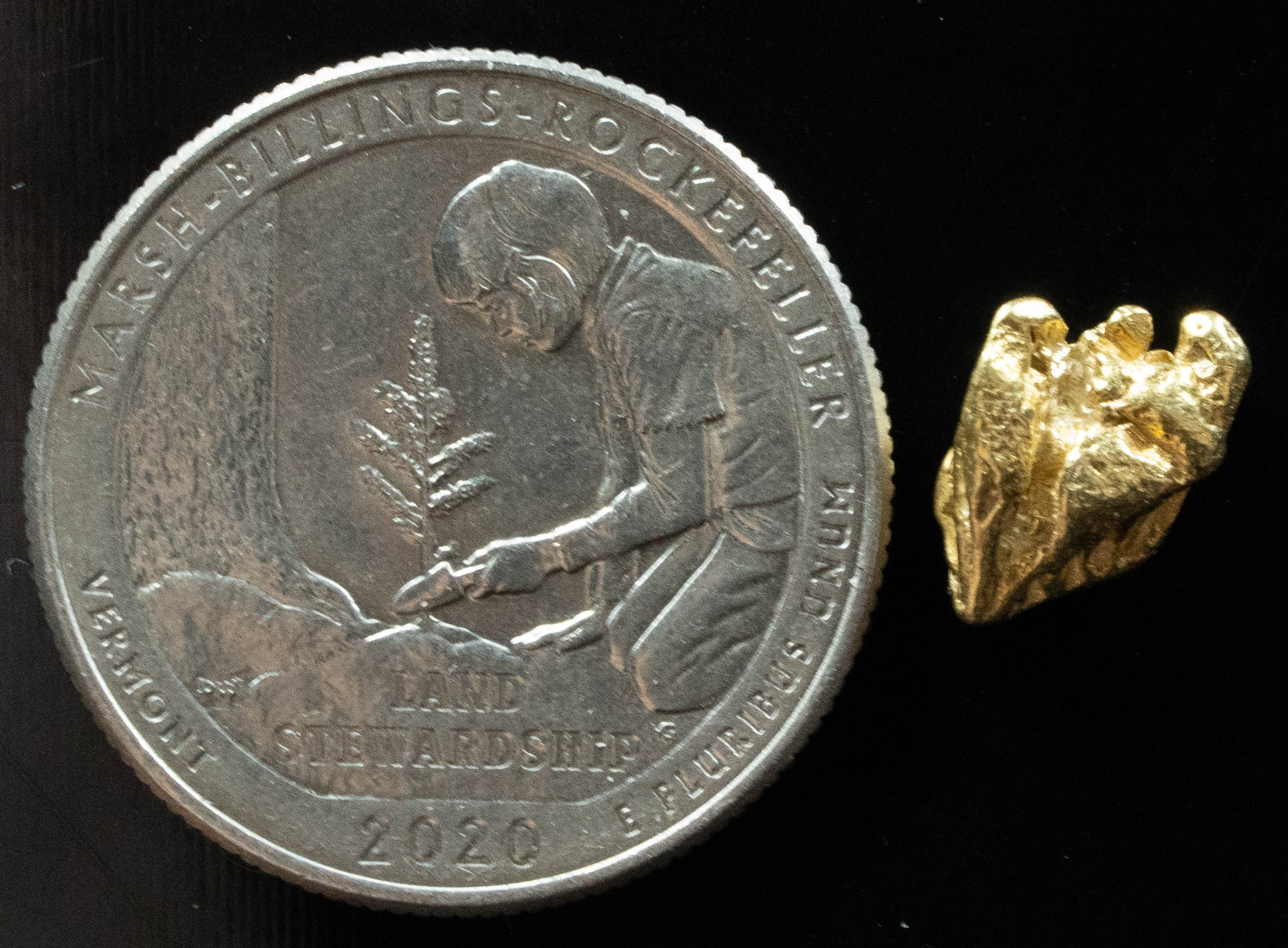 #140 Alaskan BC Natural Gold Nugget 1.32 Grams Genuine