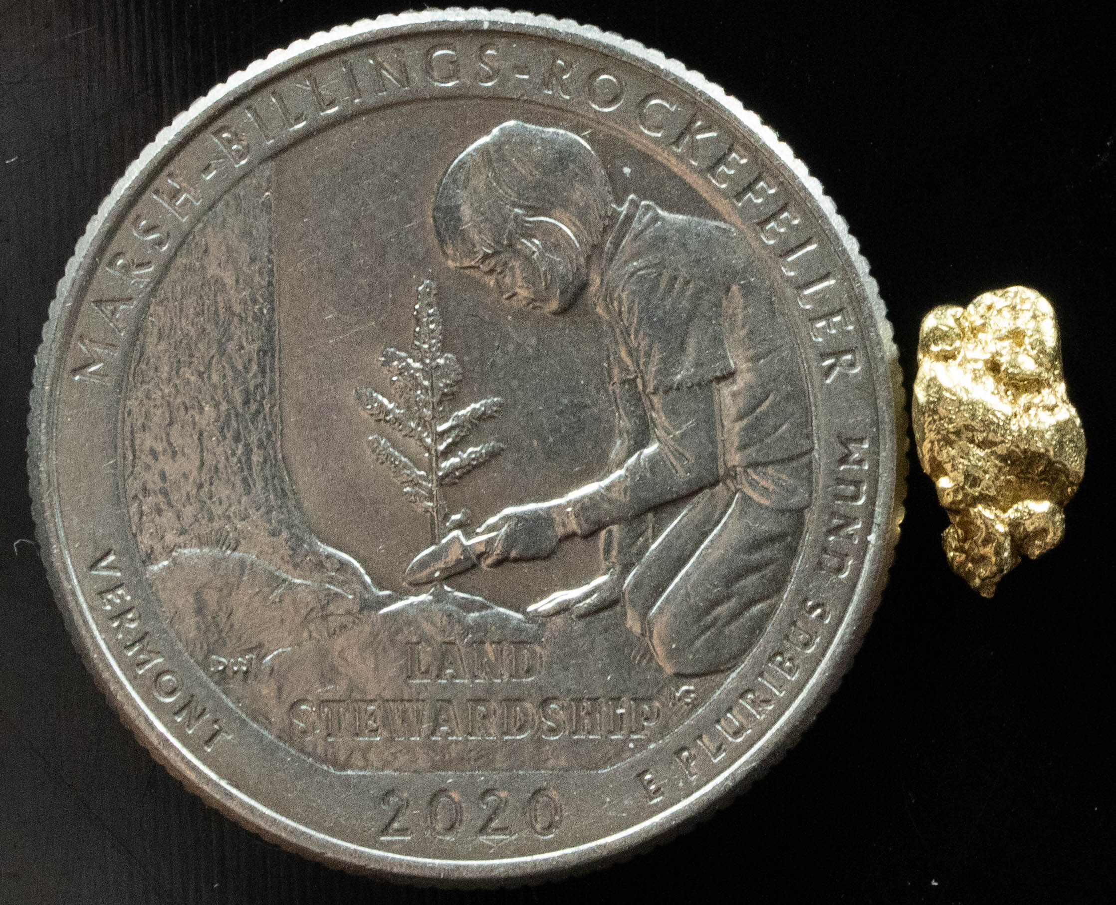 #143 Alaskan BC Natural Gold Nugget .706 Grams Genuine
