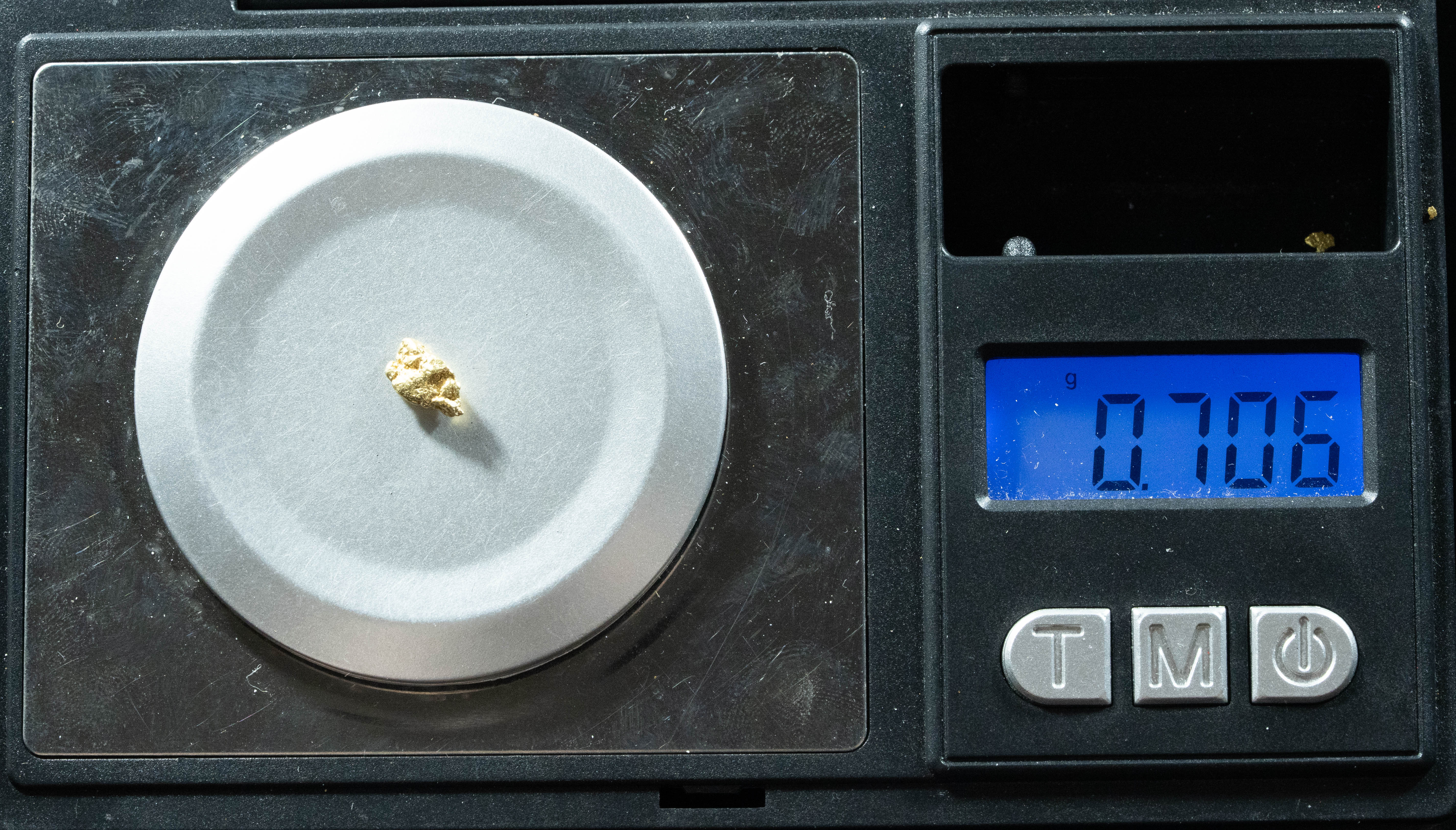 #143 Alaskan BC Natural Gold Nugget .706 Grams Genuine