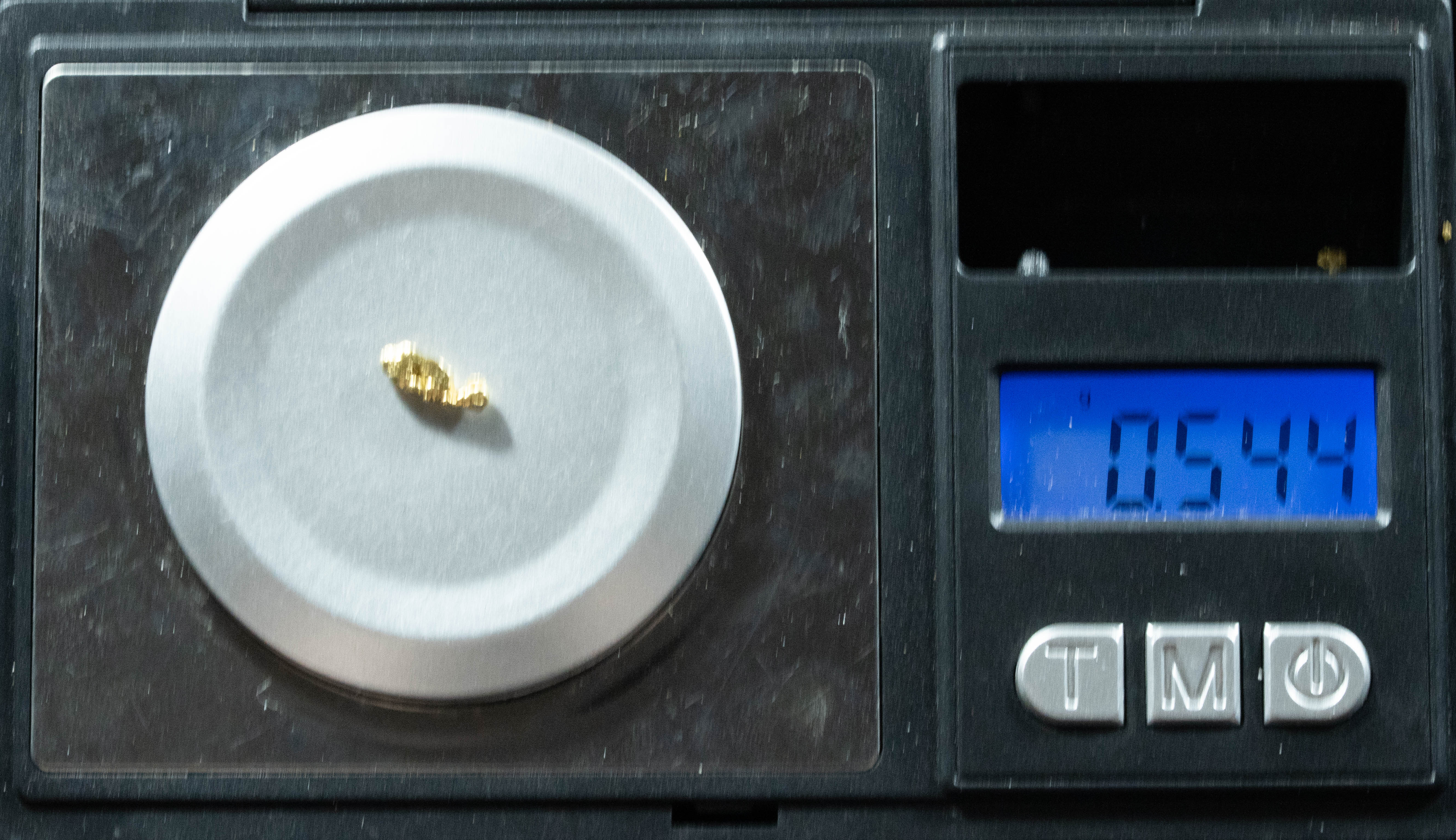 #92 Alaskan BC Natural Gold Nugget .544 Grams Genuine