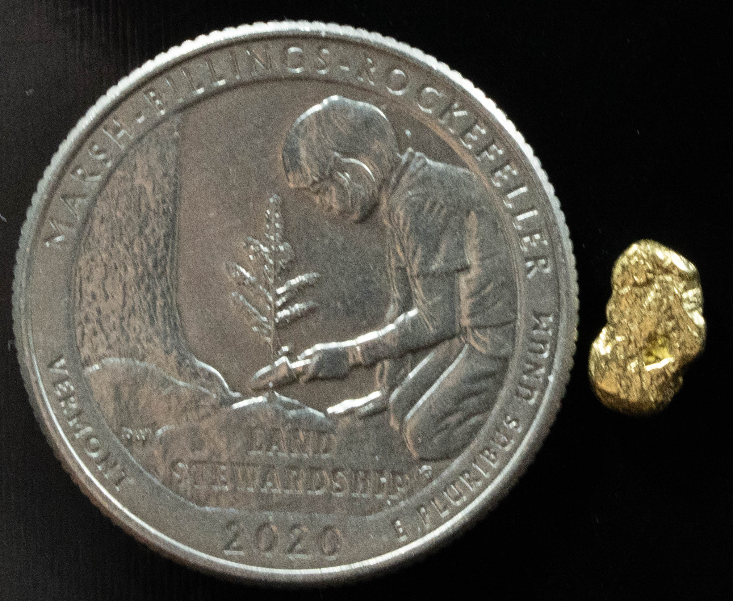 #93 Alaskan BC Natural Gold Nugget .589 Grams Genuine