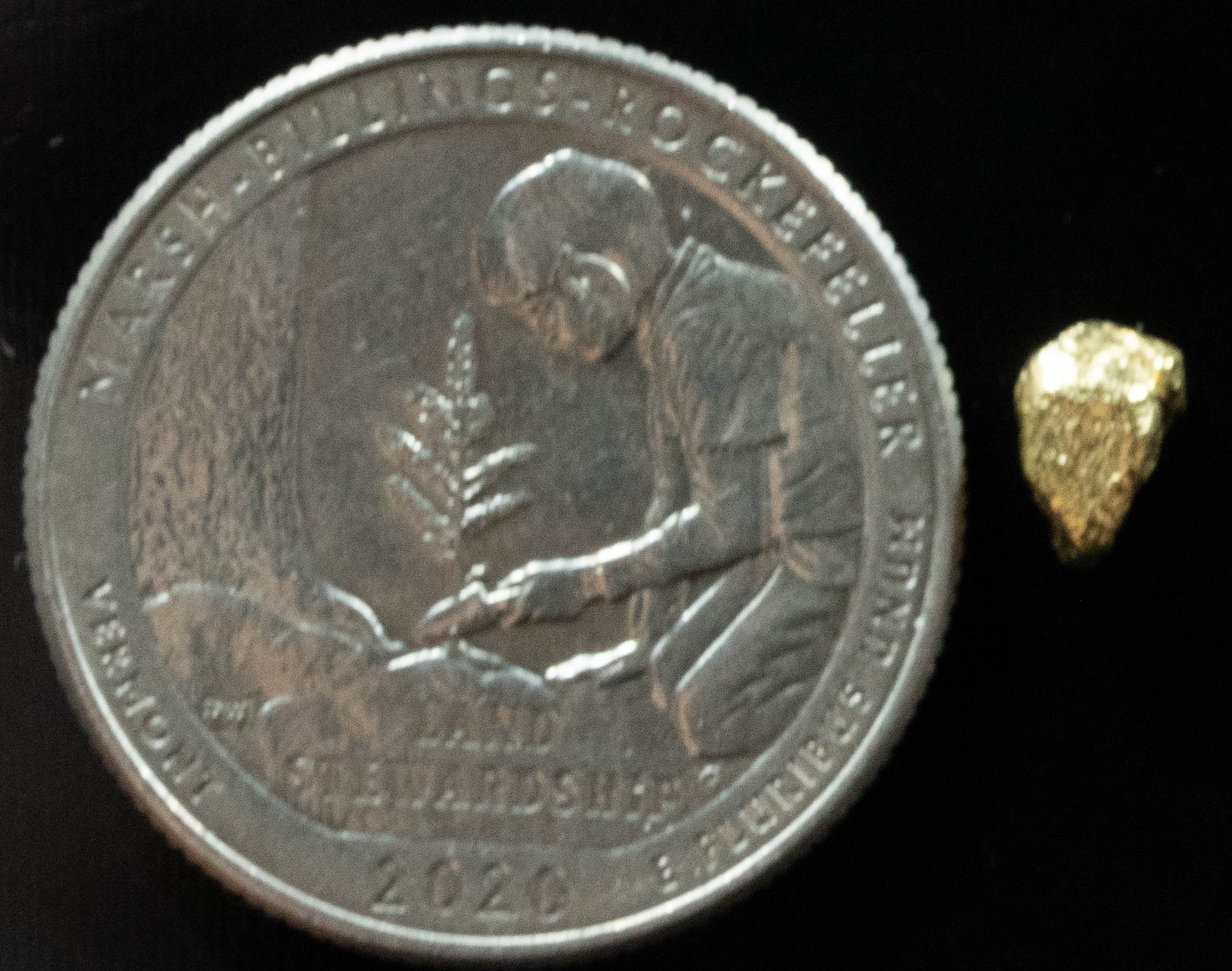 #94 Alaskan BC Natural Gold Nugget .523 Grams Genuine