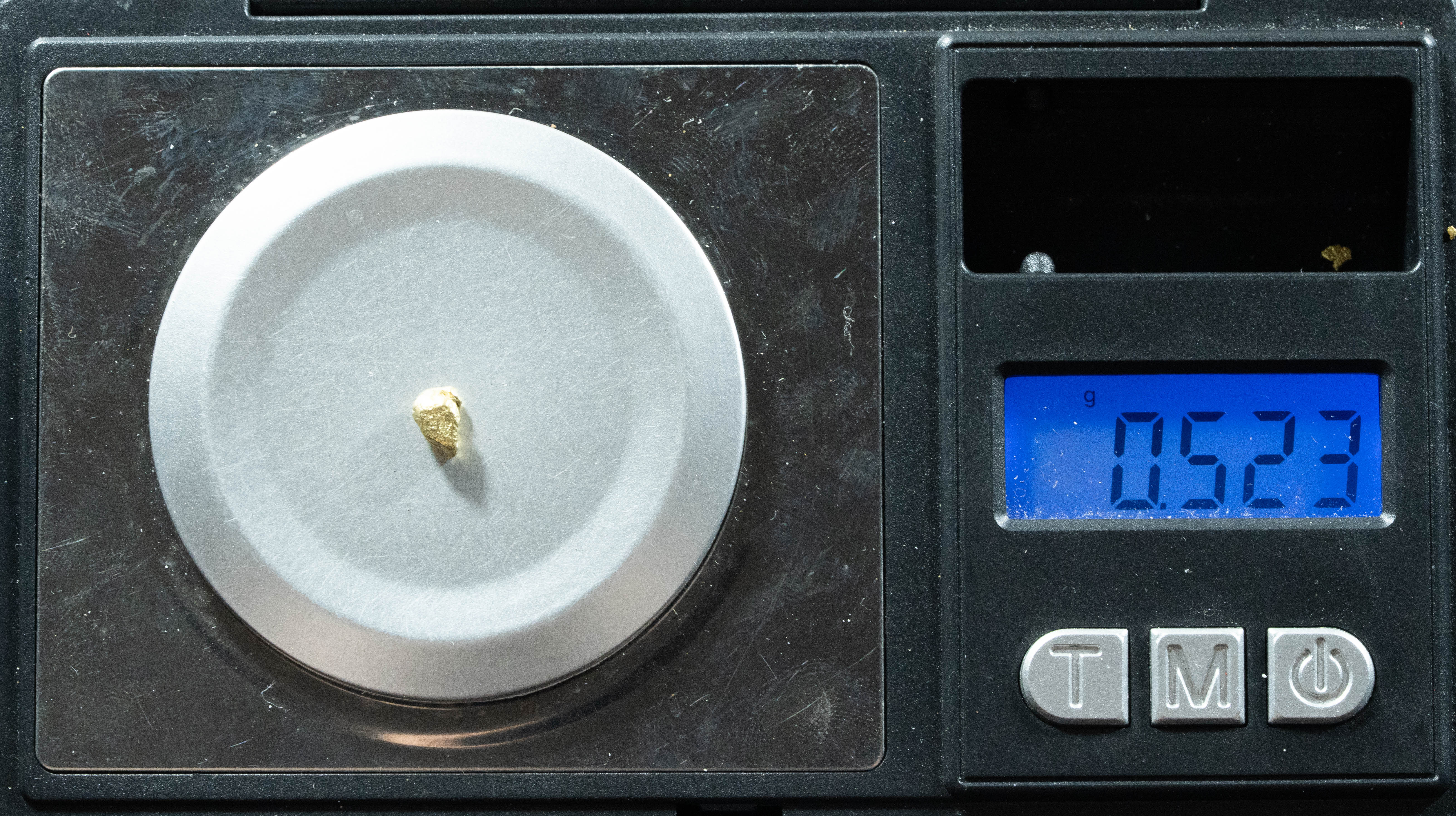 #94 Alaskan BC Natural Gold Nugget .523 Grams Genuine