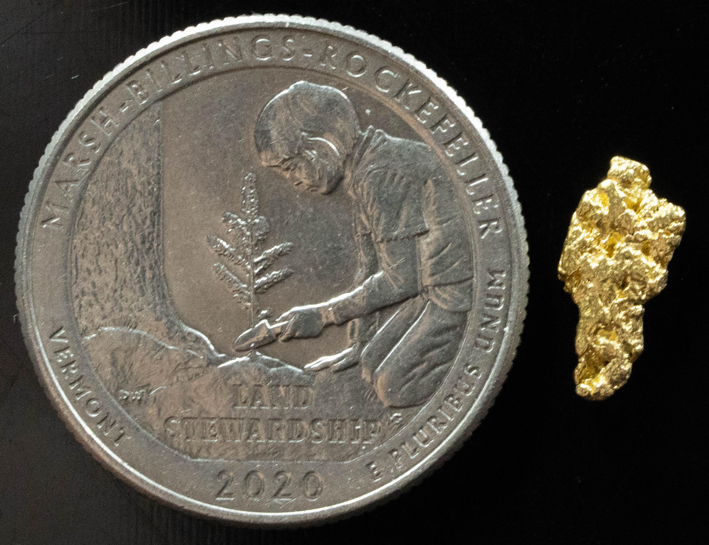 #96 Alaskan BC Natural Gold Nugget .72 Grams Genuine