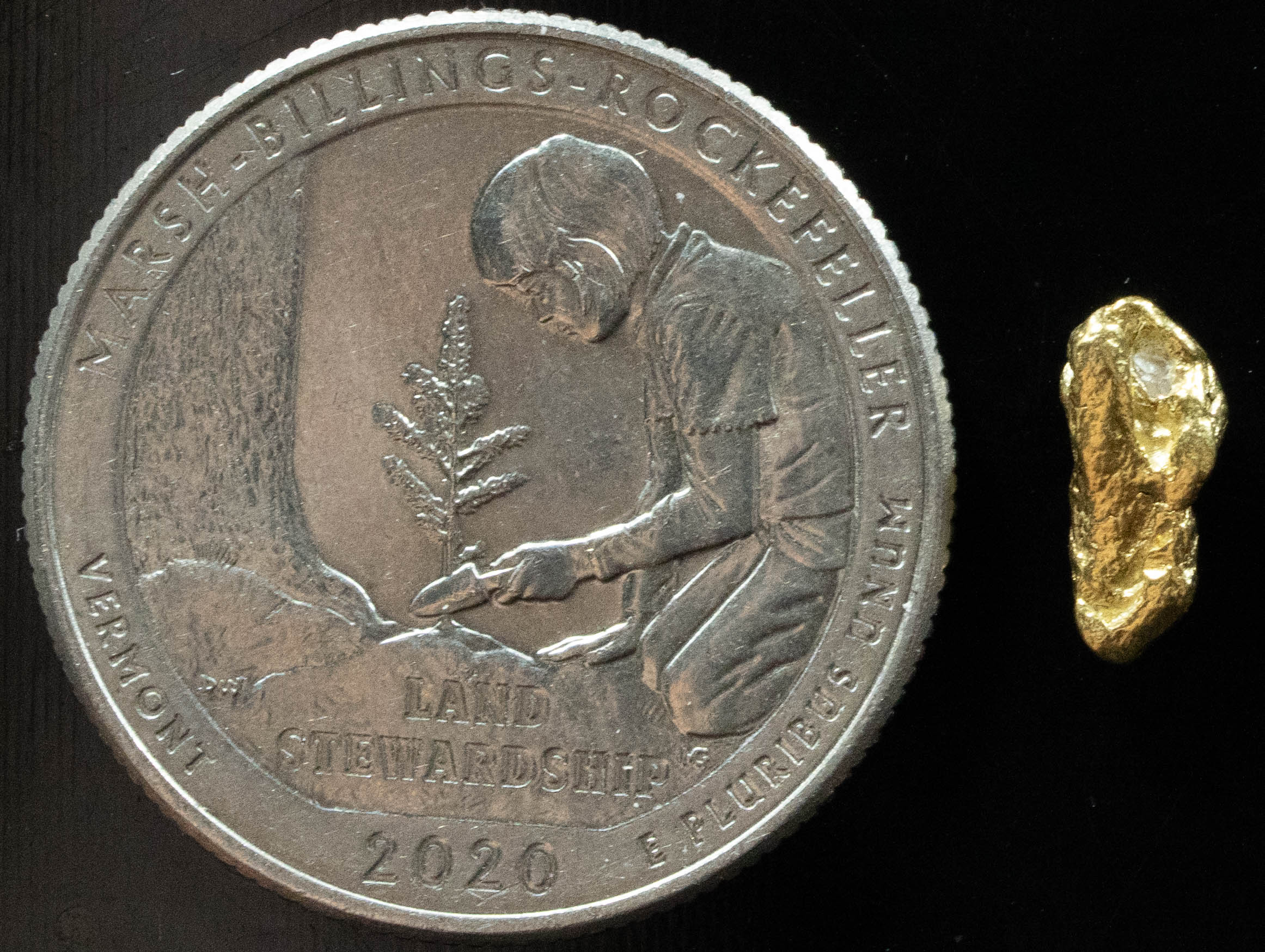 #97 Alaskan BC Natural Gold Nugget .69 Grams Genuine