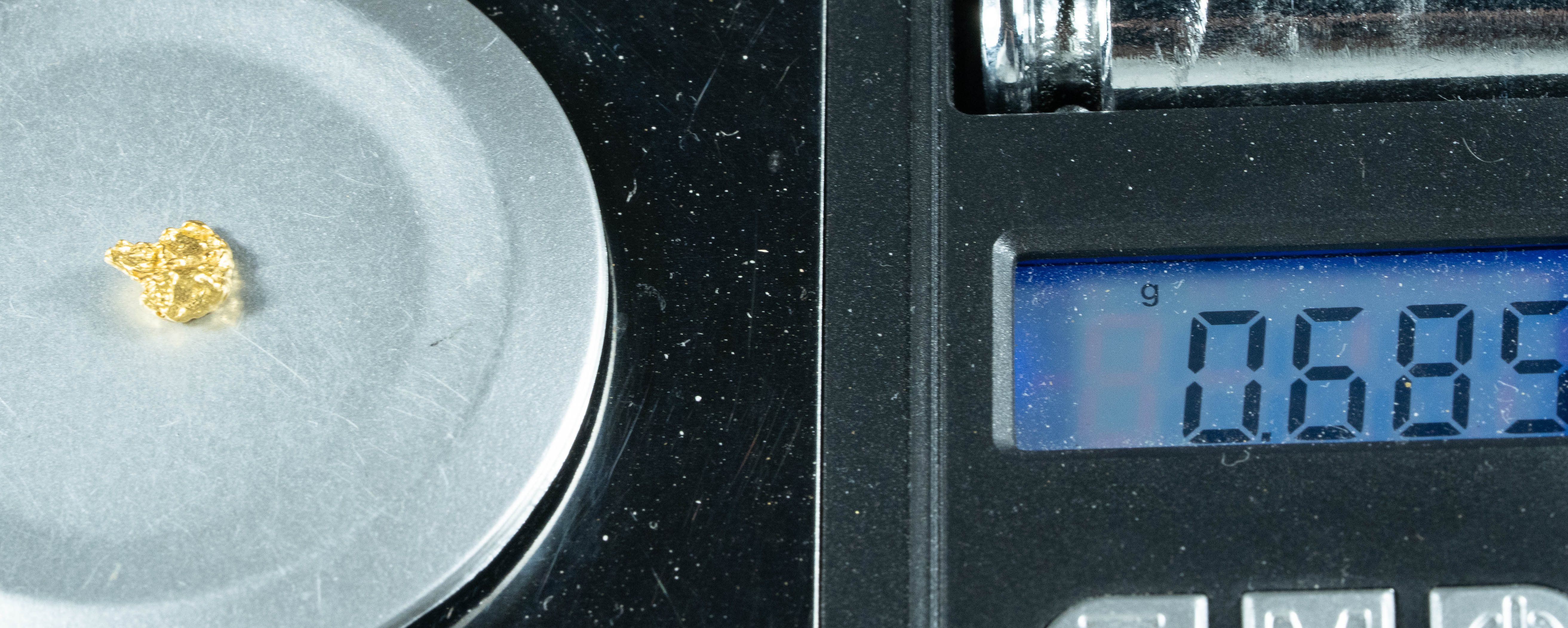 #726 Natural Gold Nugget Australian .68 Grams Genuine