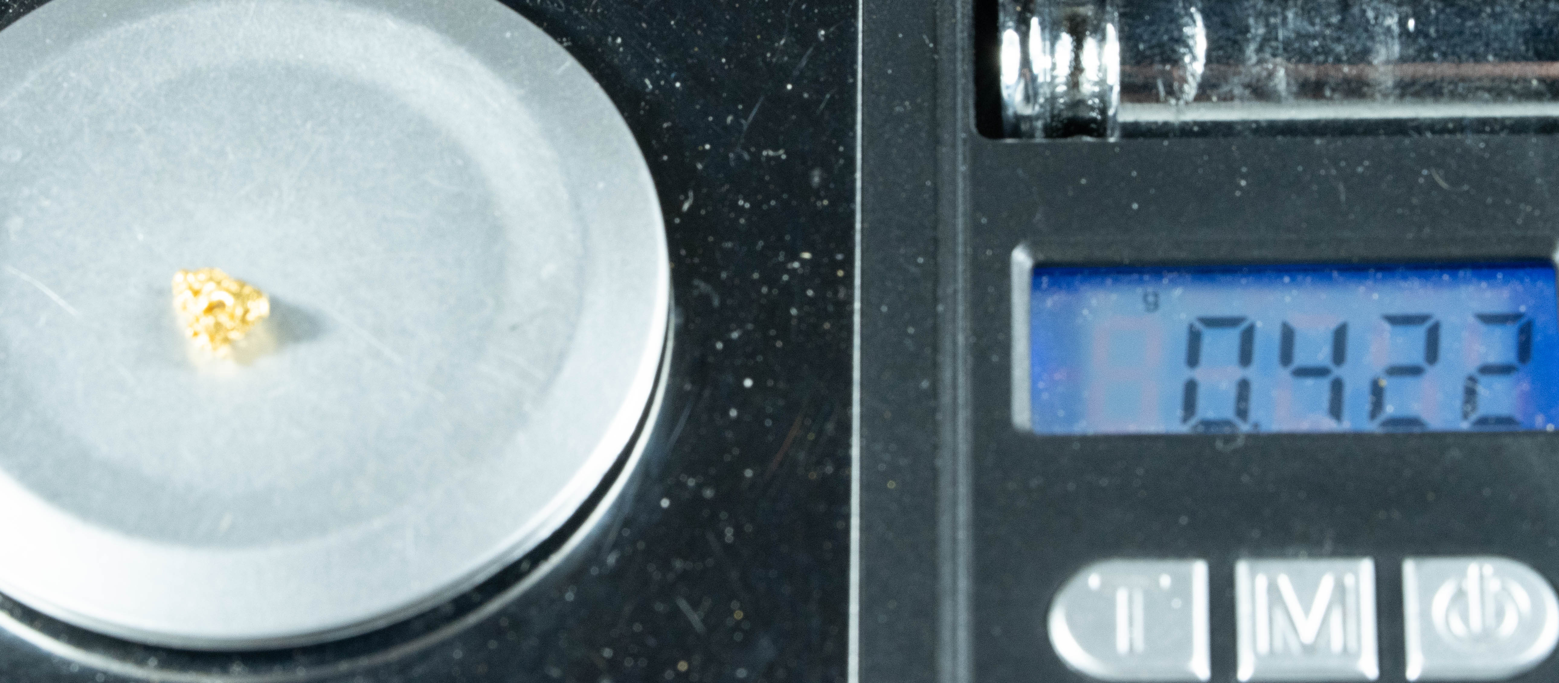 #736 Natural Gold Nugget Australian .42 Grams Genuine