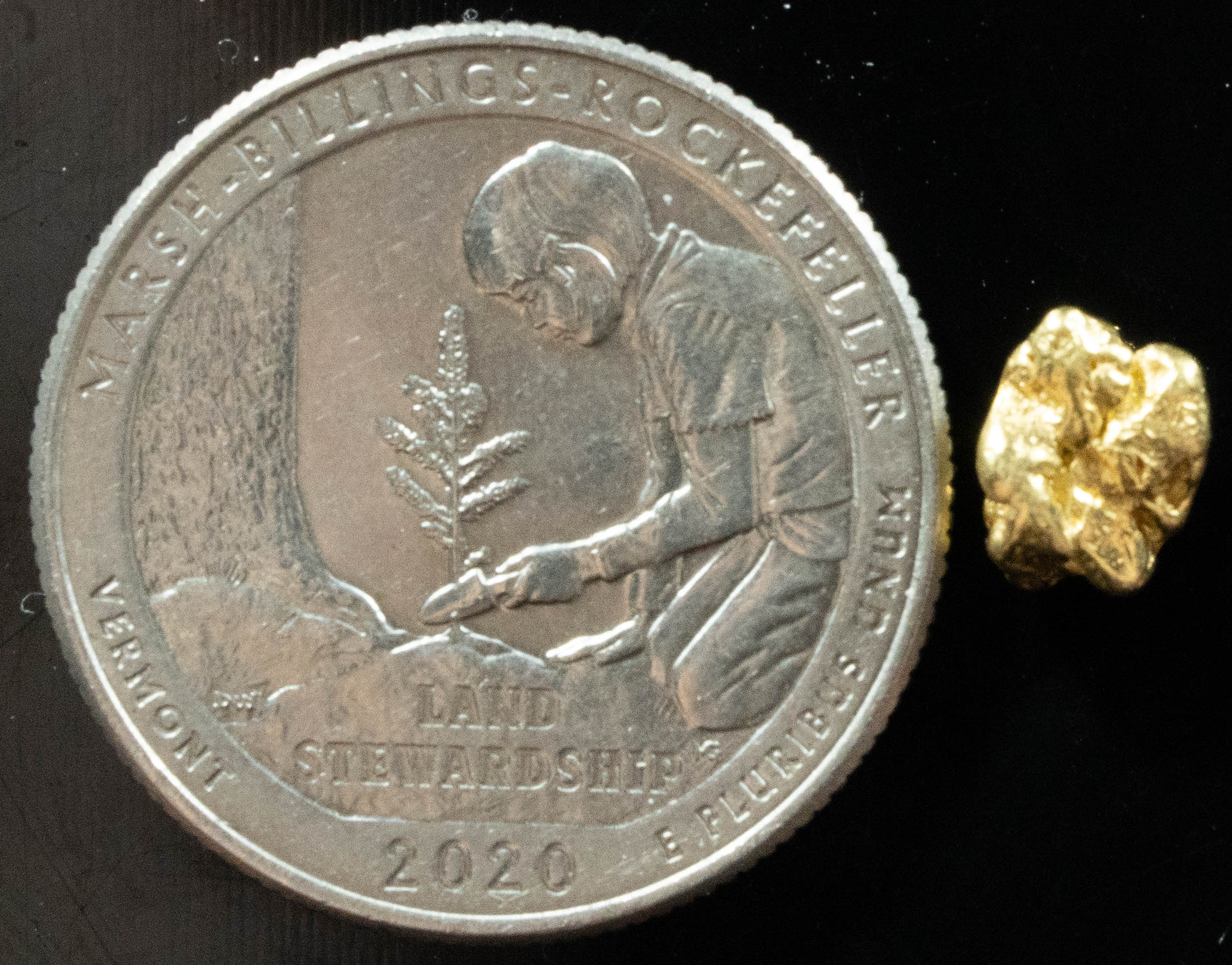 #169 Alaskan BC Natural Gold Nugget 1.05 Grams Genuine