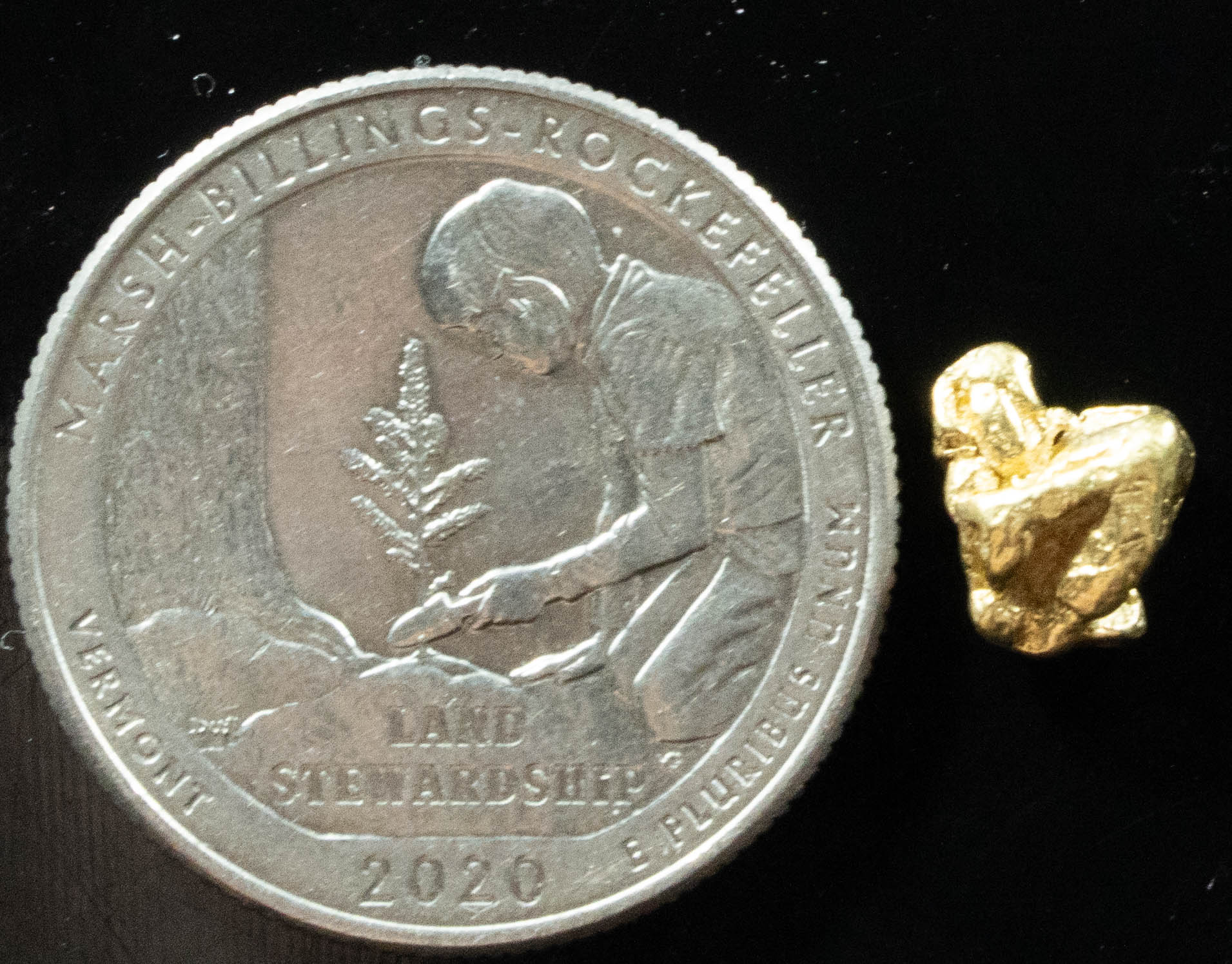 #171 Alaskan BC Natural Gold Nugget 1.18 Grams Genuine