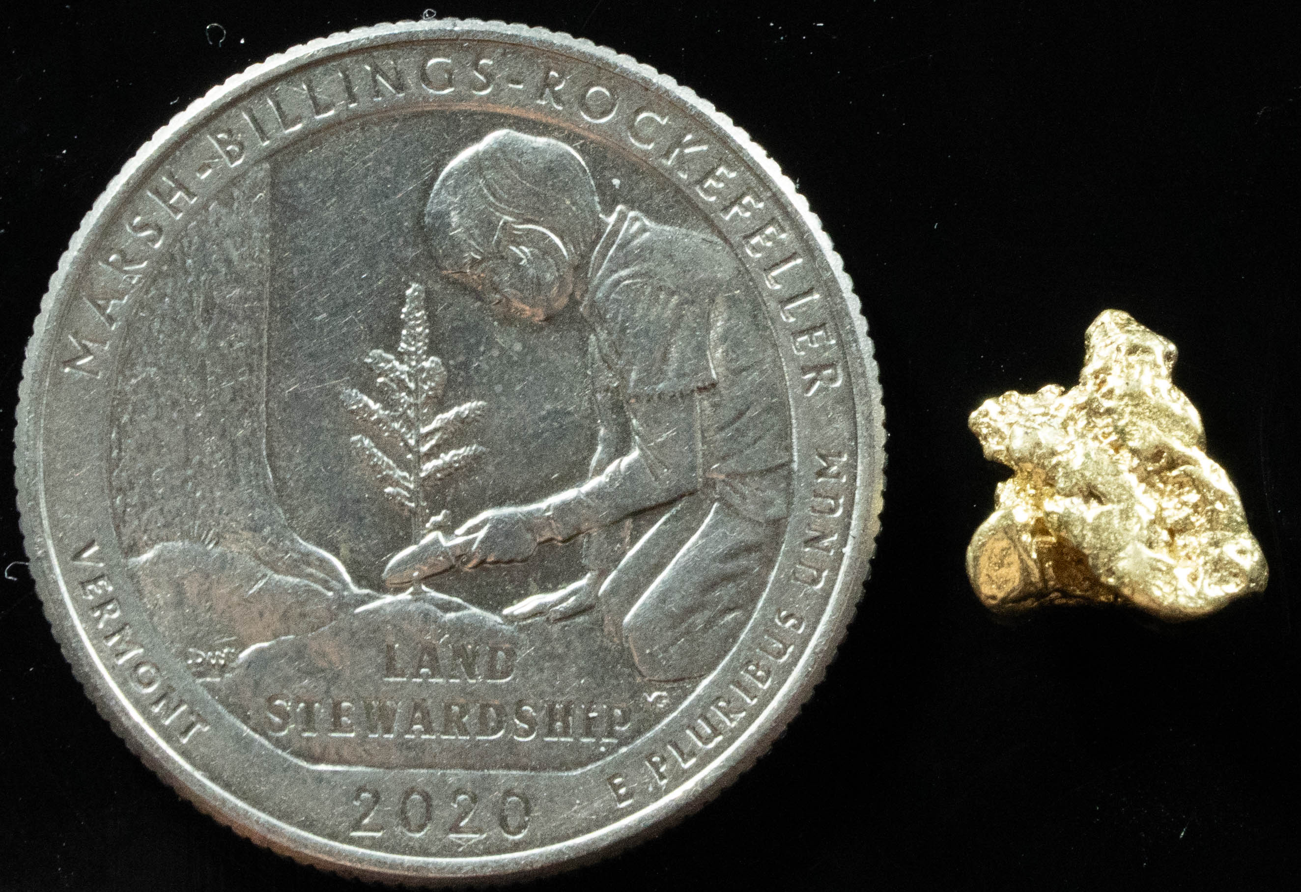 #173 Alaskan BC Natural Gold Nugget 1.27 Grams Genuine