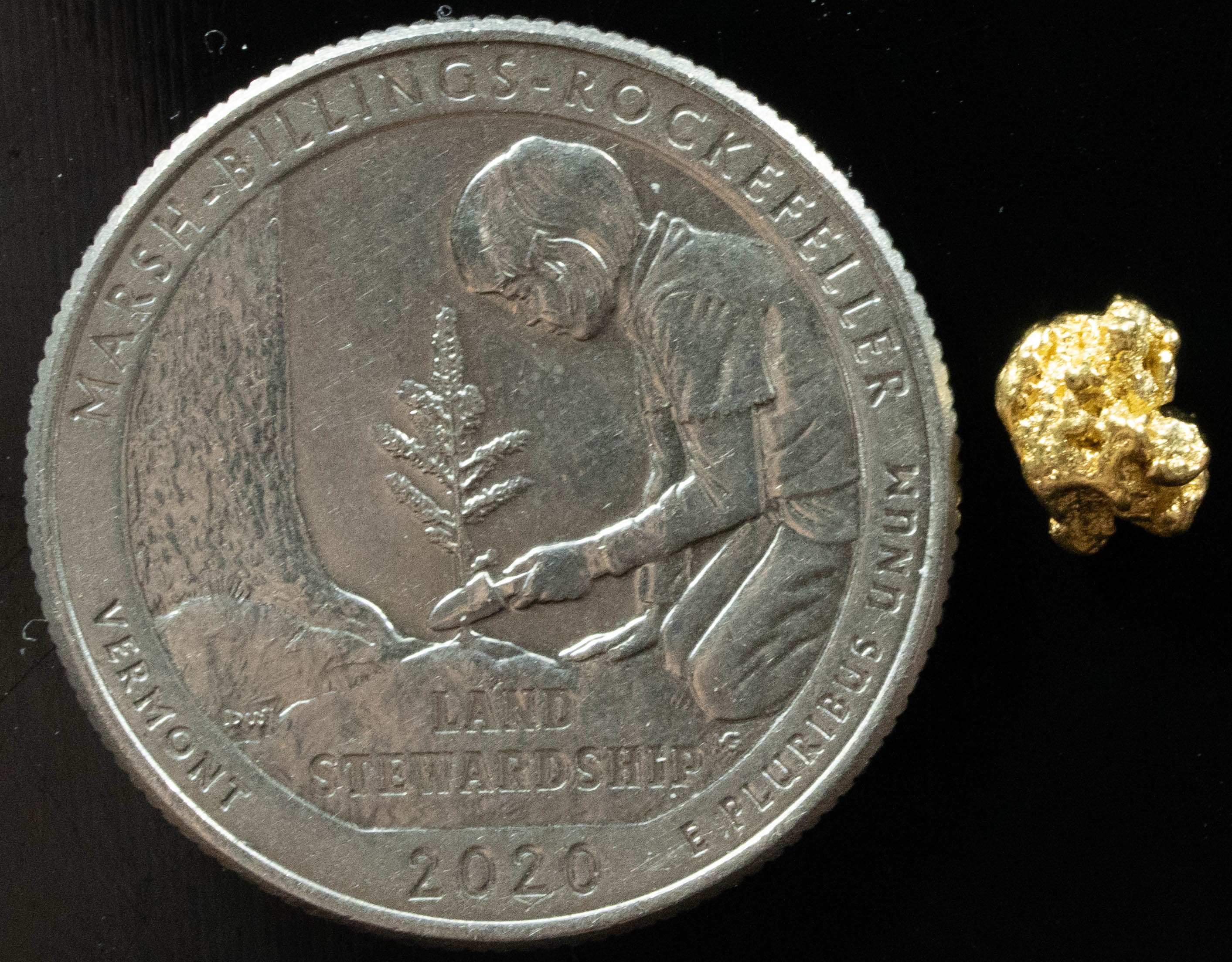 #175 Alaskan BC Natural Gold Nugget .661 Grams Genuine