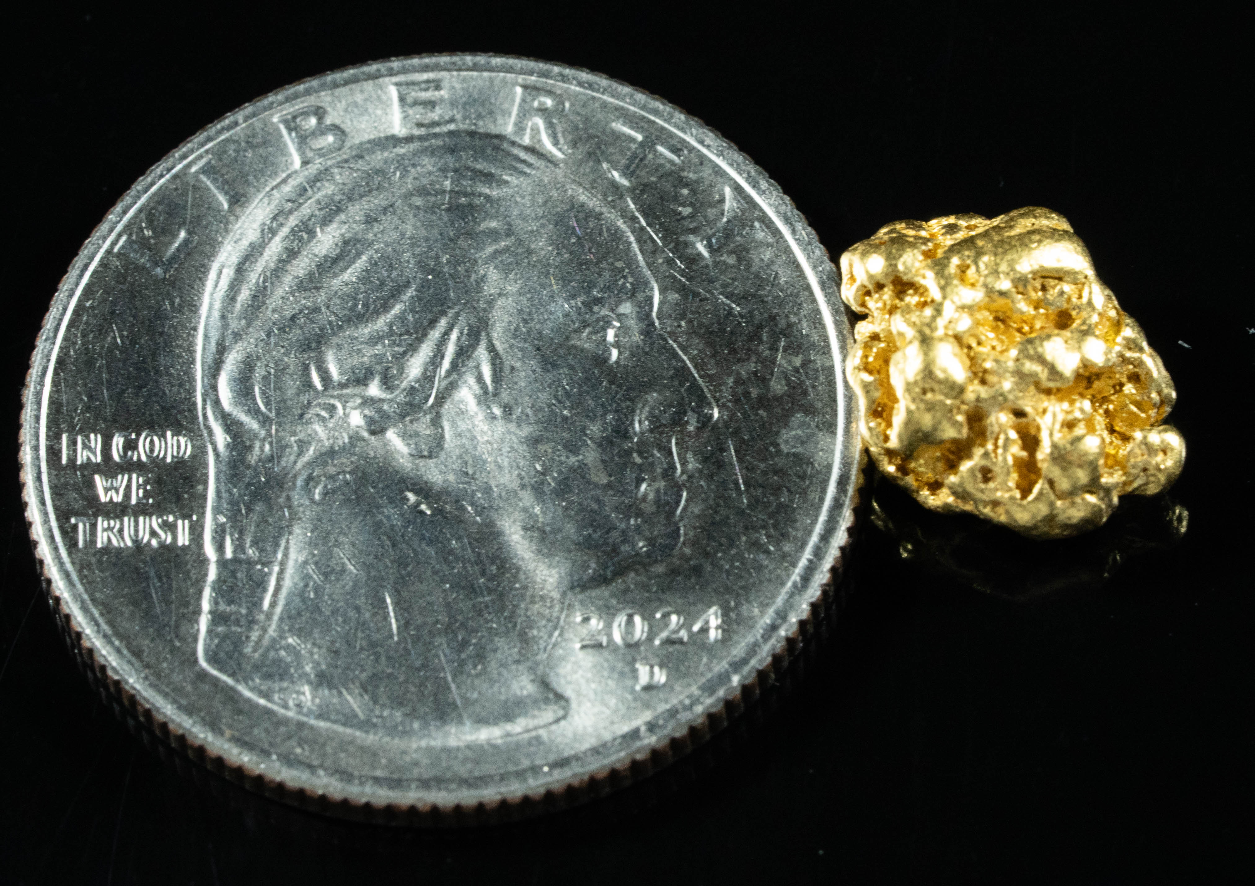 #928 Natural Gold Nugget Australian 2.16 Grams Genuine